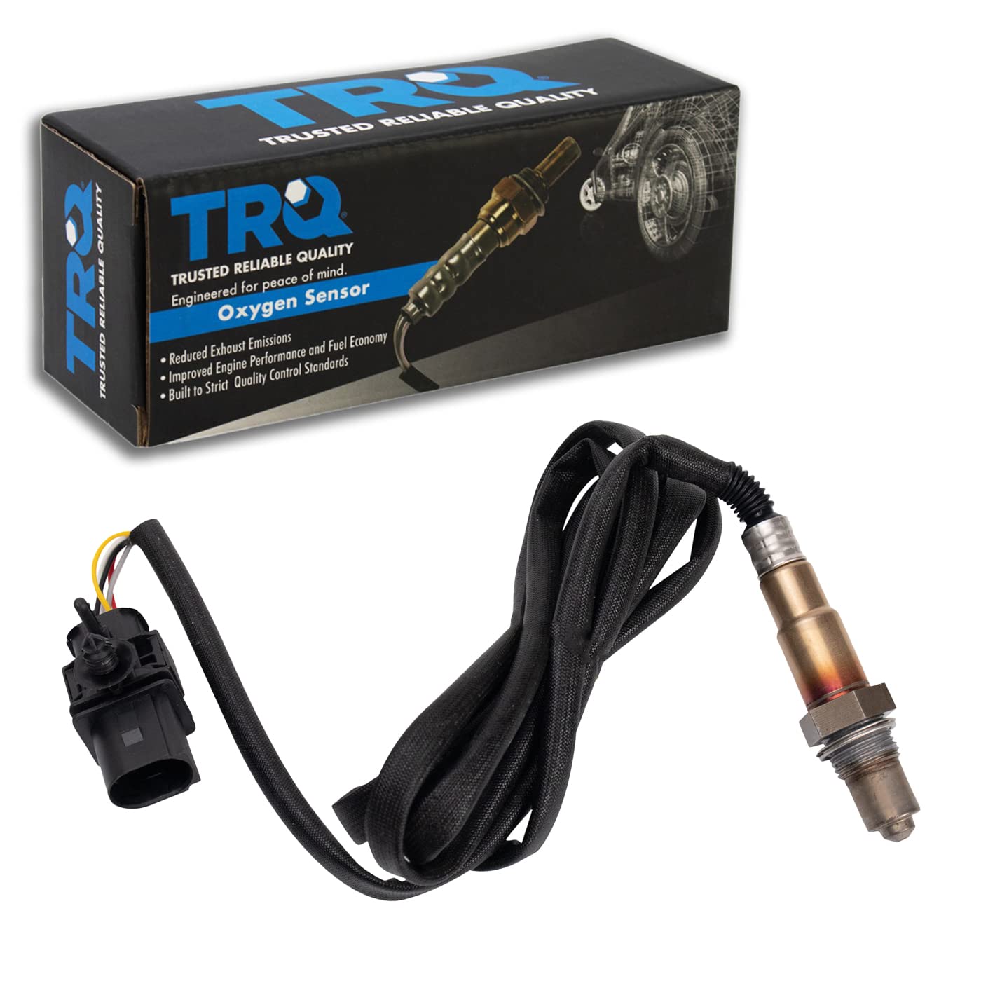 Trq Upstream O2 Oxygen Sensor Compatible With 2008-2009 Audi A8 Quattro 2009-2010 Volkswagen Beetle