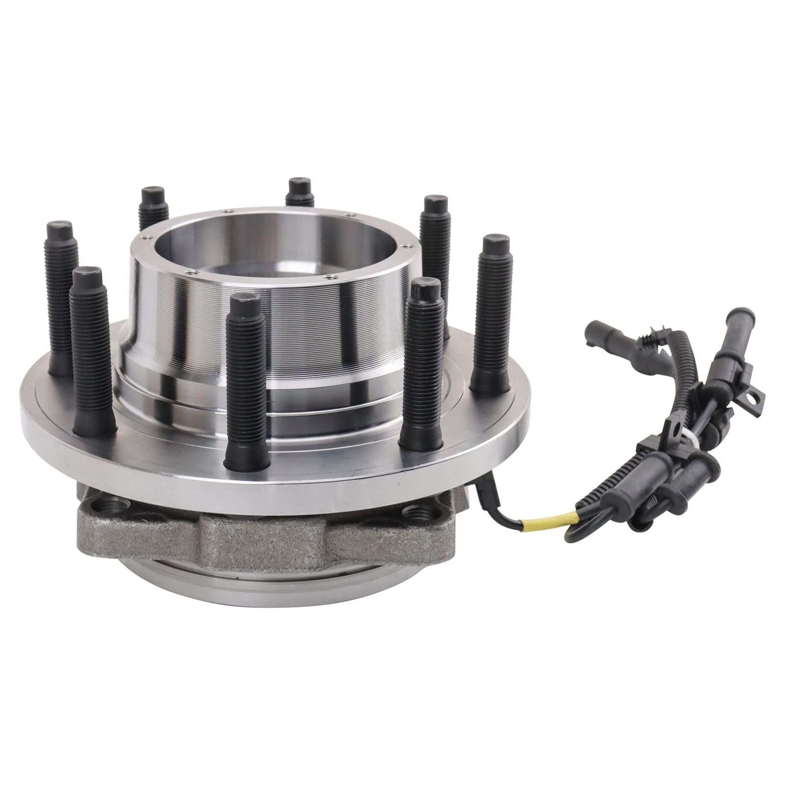 Trq Front Wheel Bearing & Hub Assembly 4Wd With Abs Sensor Compatible With 2005-2010 Ford F-250 Super Duty F-350 Super Duty 2010