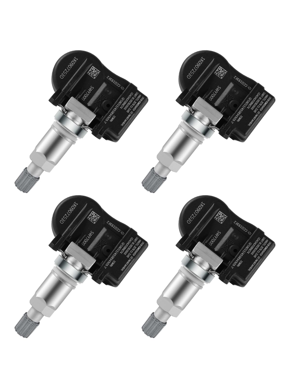 TAUTOY 1K0-907-253D Tire Pressure Monitoring System TPMS Sensors for 2006-2013 Audi A3 A4 A5 Q5 TT, VW Beetle CC EOS GLI Golf GT