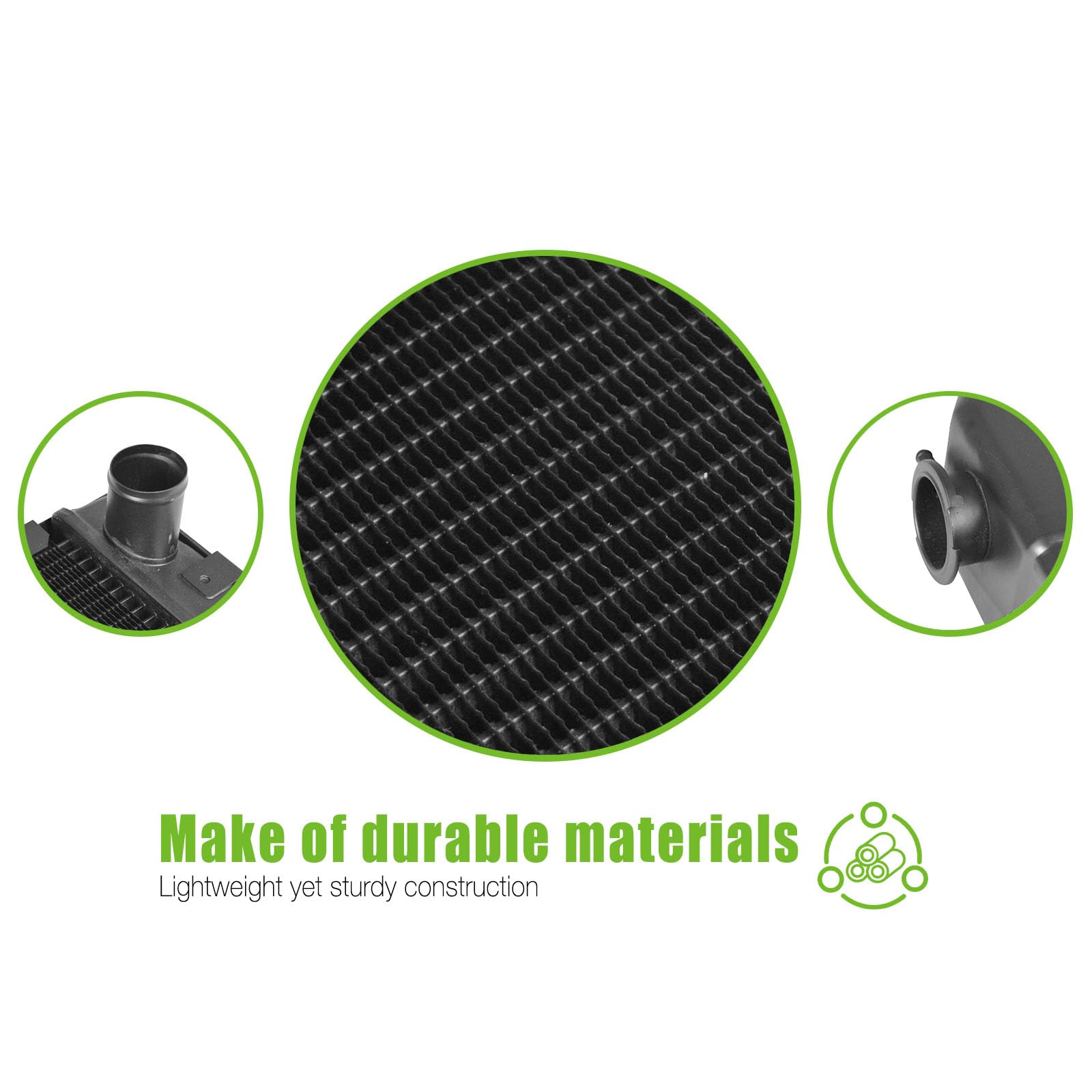 Scitoo Tractor Radiator Fit Radiator Fits For Ford Holland 340 445 535 4100 4500 4600 5000C5Nn8005N,86531508