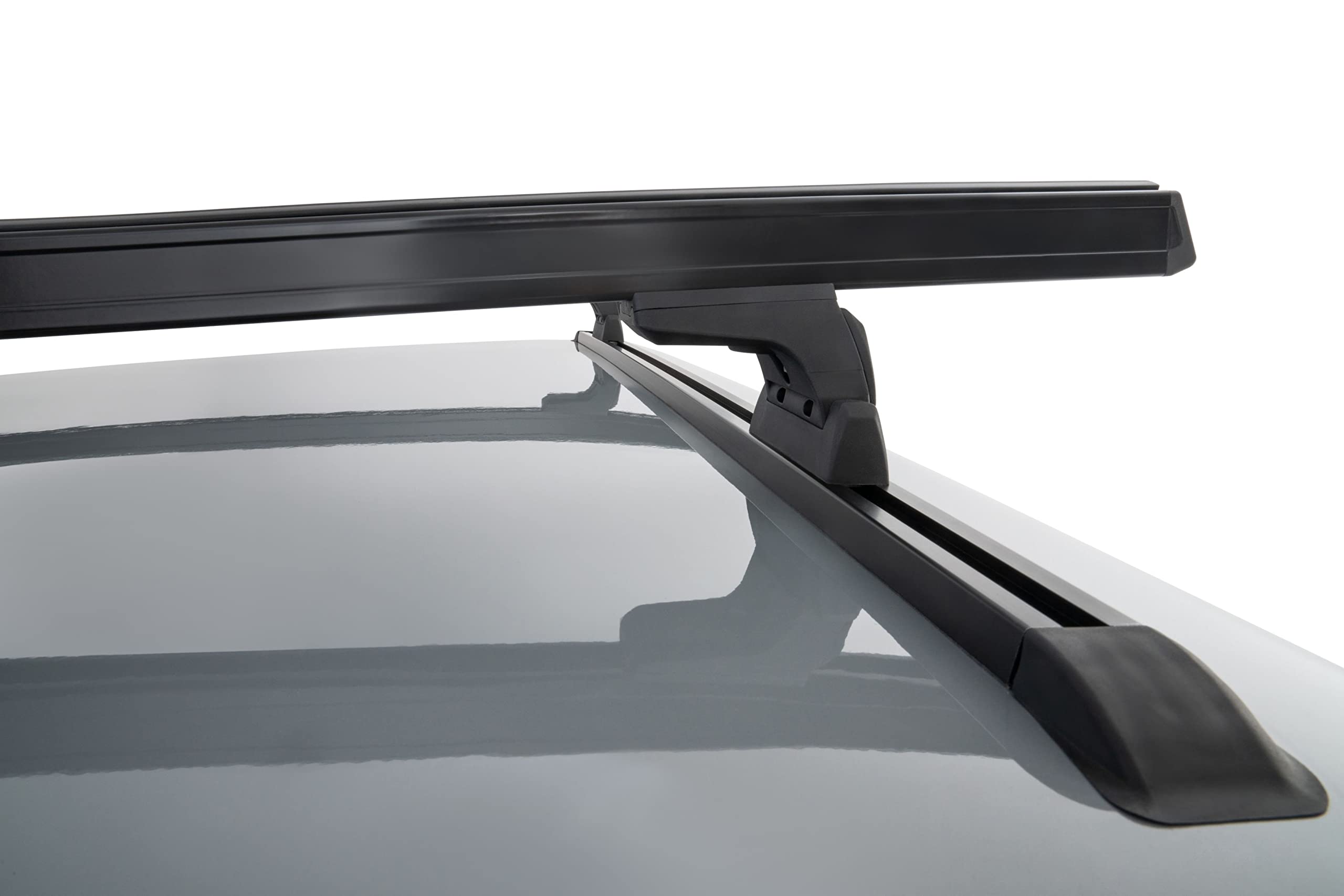 Rhino-Rack Midsize Truck Complete Track. Bar, & Leg Kit For Cap Topper Canopy Or Hard Tonneau, Includes 63 Aluminum Tracks, 65 Hd Bars, 4 Quick Release Legs, Hardware, Complete Kit, Black (Y01-140B)