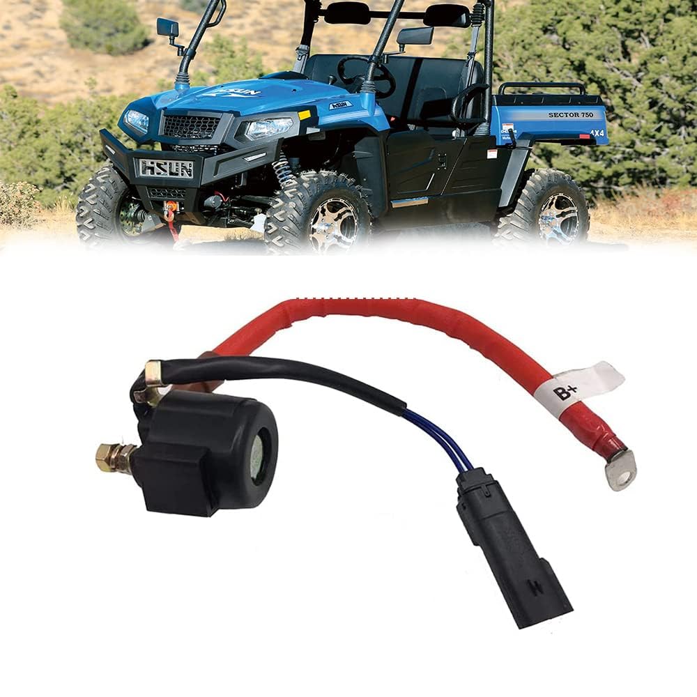 Chikia Starter Solenoid Relay Compatible for Hisun UTV ATV Sector 450,550,750,Vector 400,500,700 Strike 550 800 Coleman 550 750 