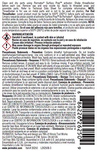 Permatex Devcon Threadlocker Red Liquid 50 Ml Bottle - 26250 [Price Is Per Bottle]