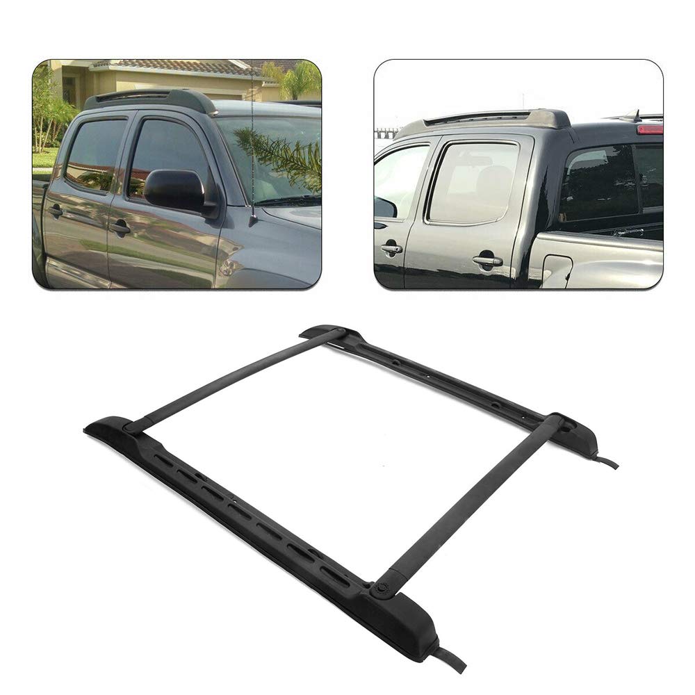 Roof Rack Cross Bars For 2005-2023 Toyota Tacoma Double Cab - Aluminum Roof Rails Crossbar For Cargo Canoe Bike Kayak Snowboard - Rooftop Cargo Carrier Luggage (Not For Access Cab)