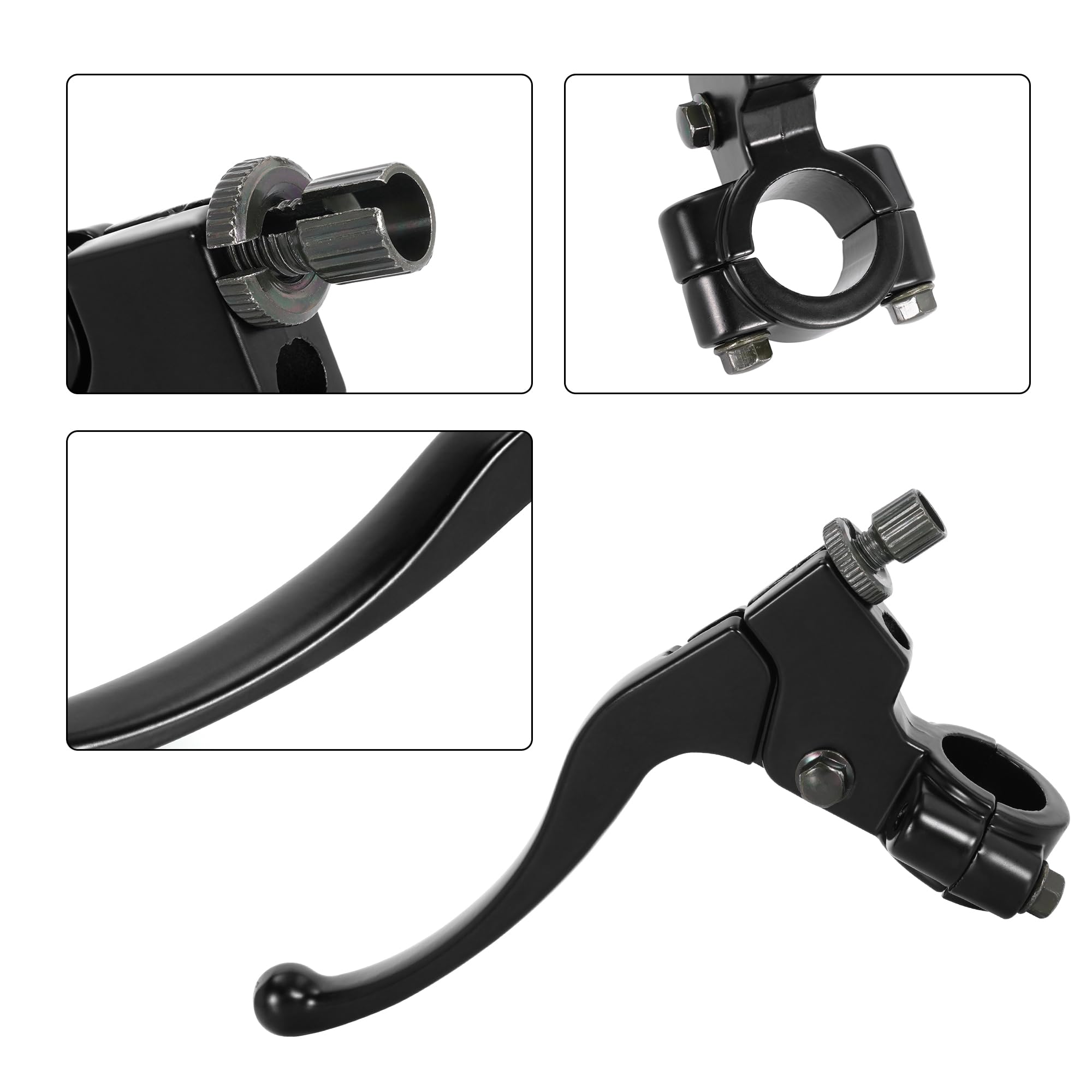 MTATCN 7/8'' Left Clutch Brake Handle Lever Perch for KX 60 65 80 85 100 125 KX60 KX65 KX80 KX85 KX100 KX125 Dirt Bike Motorcycl