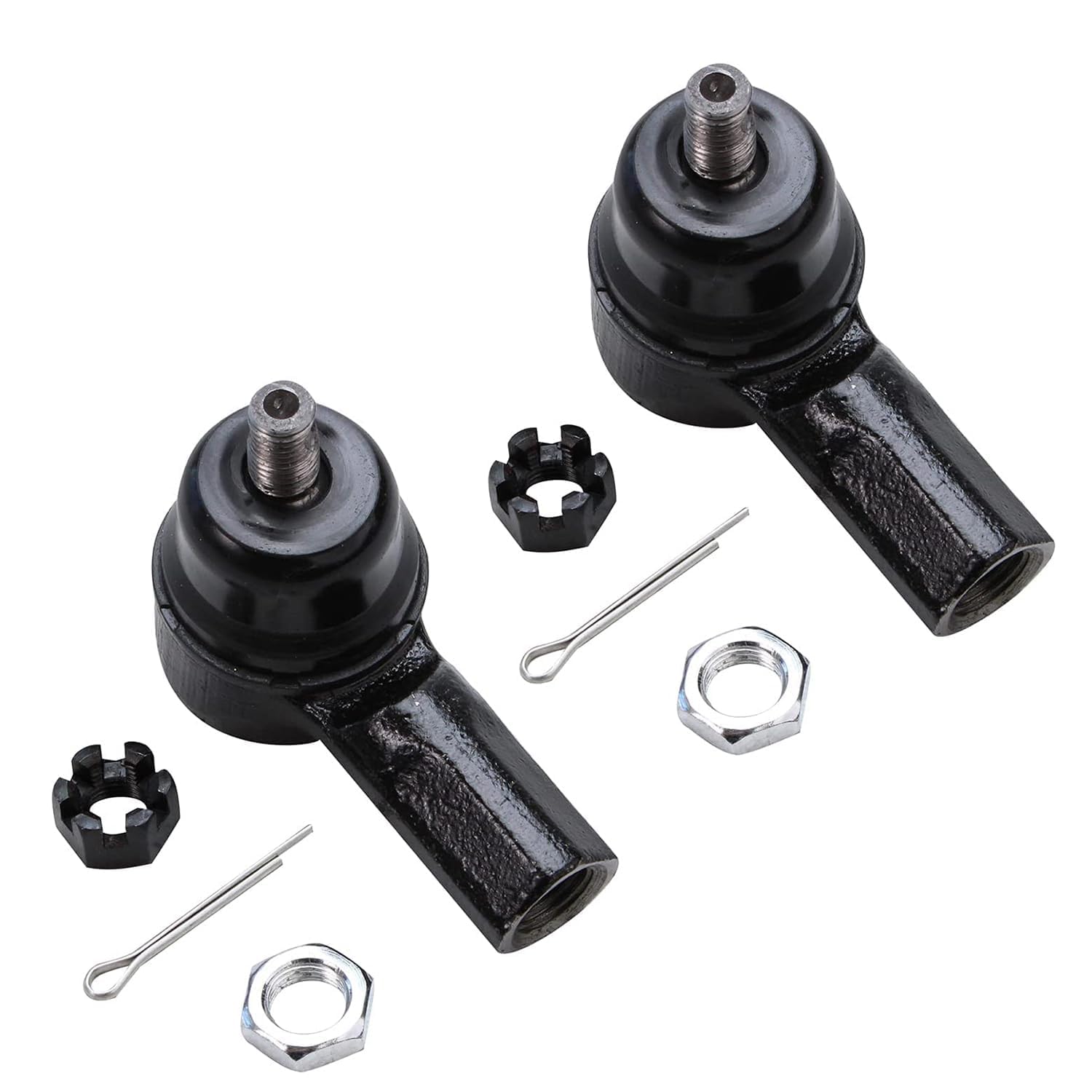 Detroit Axle - Front End 12pc Suspension Kit for 02-06 Honda CR-V 2002 2003 2004 2005 2006, 2 Lower Control Arms 2 Ball Joints 2 Sway Bar Links 4 Outer & Inner Tie Rod Ends 2 Boots Replacement