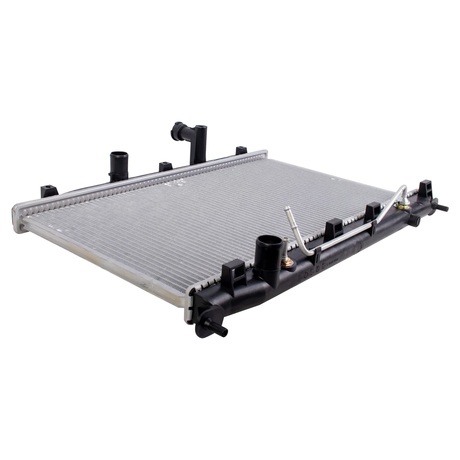 Trq Radiator Assembly Aluminum Core Compatible With 06-11 Hyundai Accent Cu2896 Hy3010159