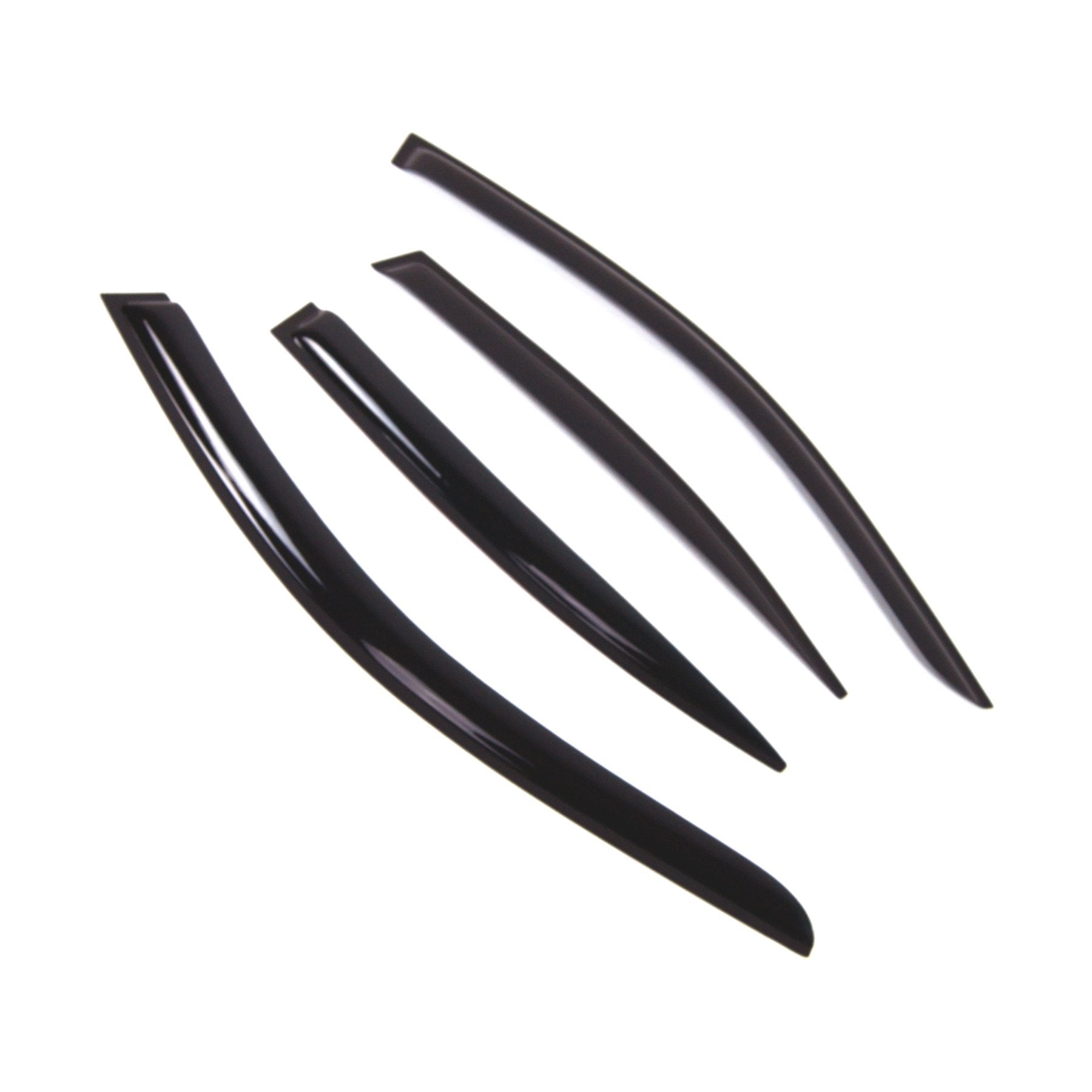 Tuningpros Outside Mount Window Vent Visors Rain Guards Compatible With Bmw 525I 530I 545I 2004-2010 | Side Window Wind Deflecto