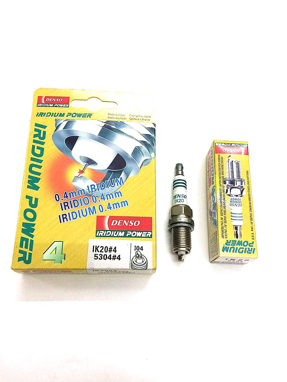 Denso Ik20 Iridium Power Spark Plugs 5304 - 4 Pk (Ik20 (4Pk))