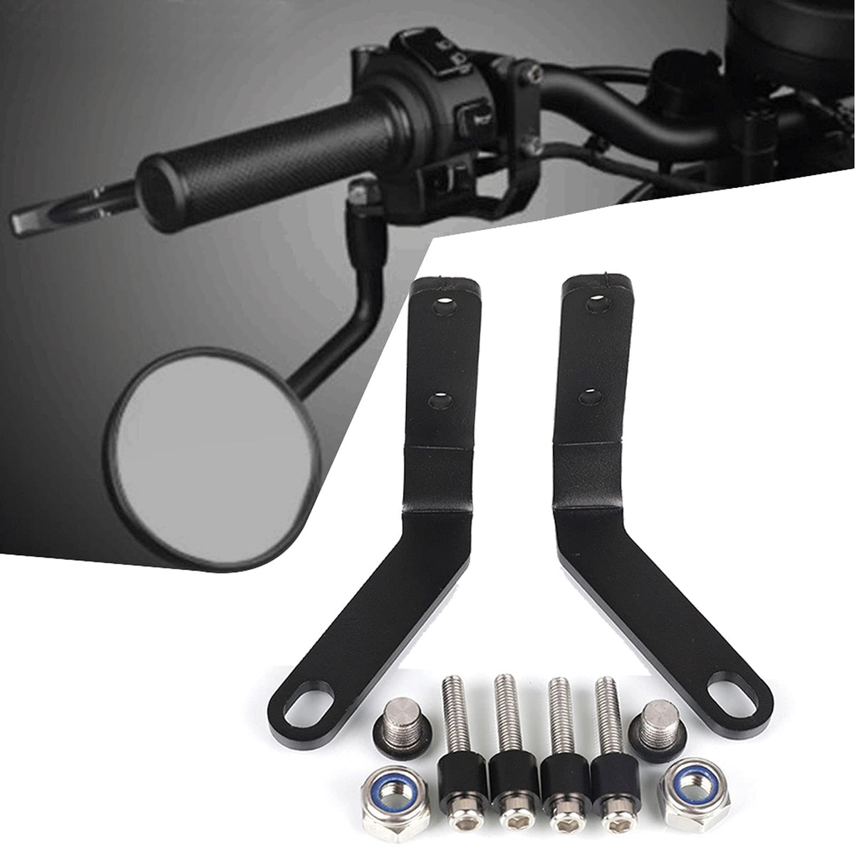 Motorcycle Rearview Mirror Down Bracket Handlebar Rear View Side Mirror Bracket For Rebel Cmx500 Cmx300 Rebel 500 300 2019-2021