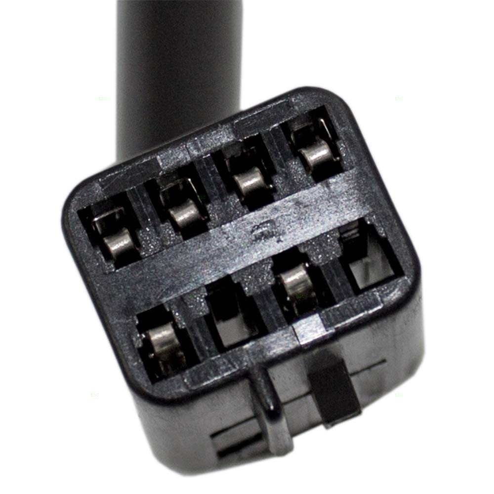 Brock Aftermarket Replacement Driver Left Power Mirror Textured Black With Heat-Dual Glass Without Signal Compatible With 2008-2022 Chevy Express