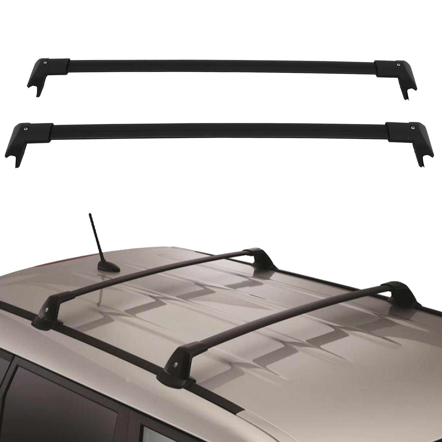 OCPTY Roof Rack Cross Bars for Ford Explorer 2020-2022 Luggage Racks Rooftop Cargo Carrier Bag Luggage Kayak Canoe Bike Snowboar