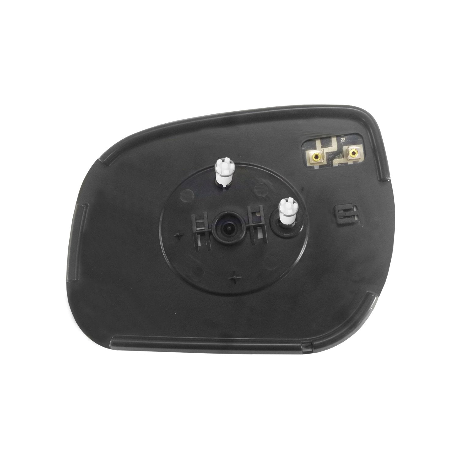 Passenger Side Heated Mirror Glass w/backing plate, Toyota RAV 4, 5 5/8&quot; x 7 3/8&quot; x 8 1/8&quot; US Built