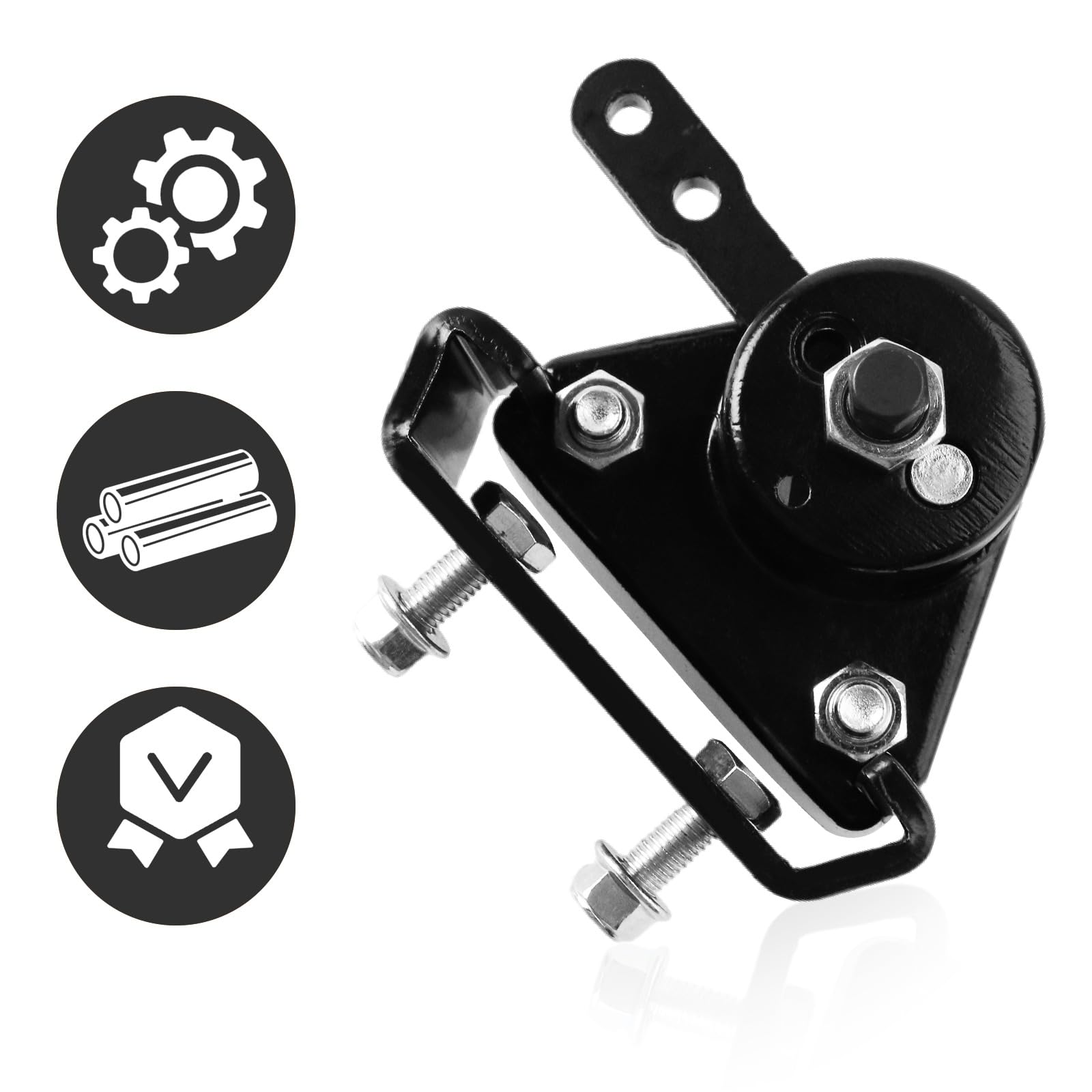Pacewalker Go Kart Mechanical Brake Caliper And Bracket With Pads For Manco 9598 9597 Yerf-Dog, Carter, Asw, Bristers, Airheart Mb-1 Predator 212Cc 196Cc 6.5Hp Gx160 Go Kart Brake System Black