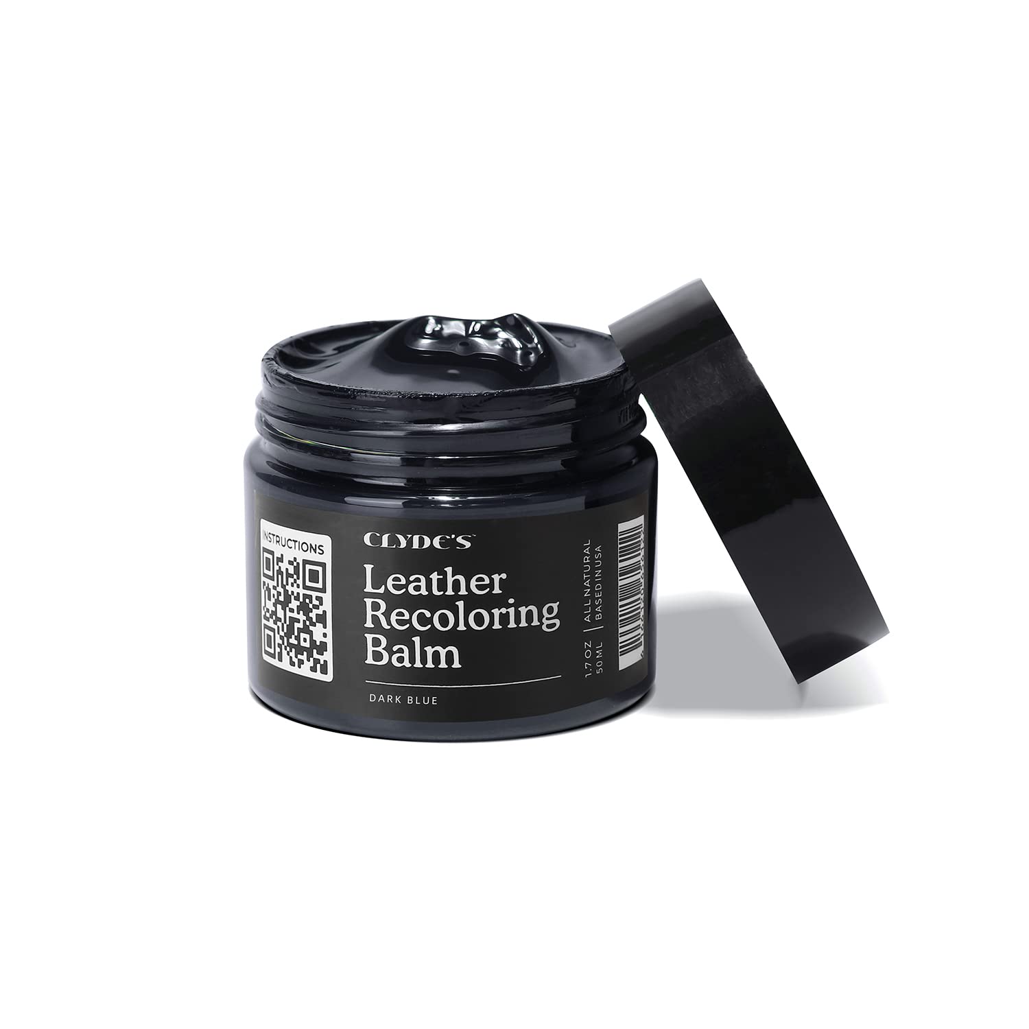 Clyde'S Recoloring Balm | Non-Toxic Material Dye & Restorer For Furniture, Car Seats, & More | 23 Colors (Blue, 50Ml)