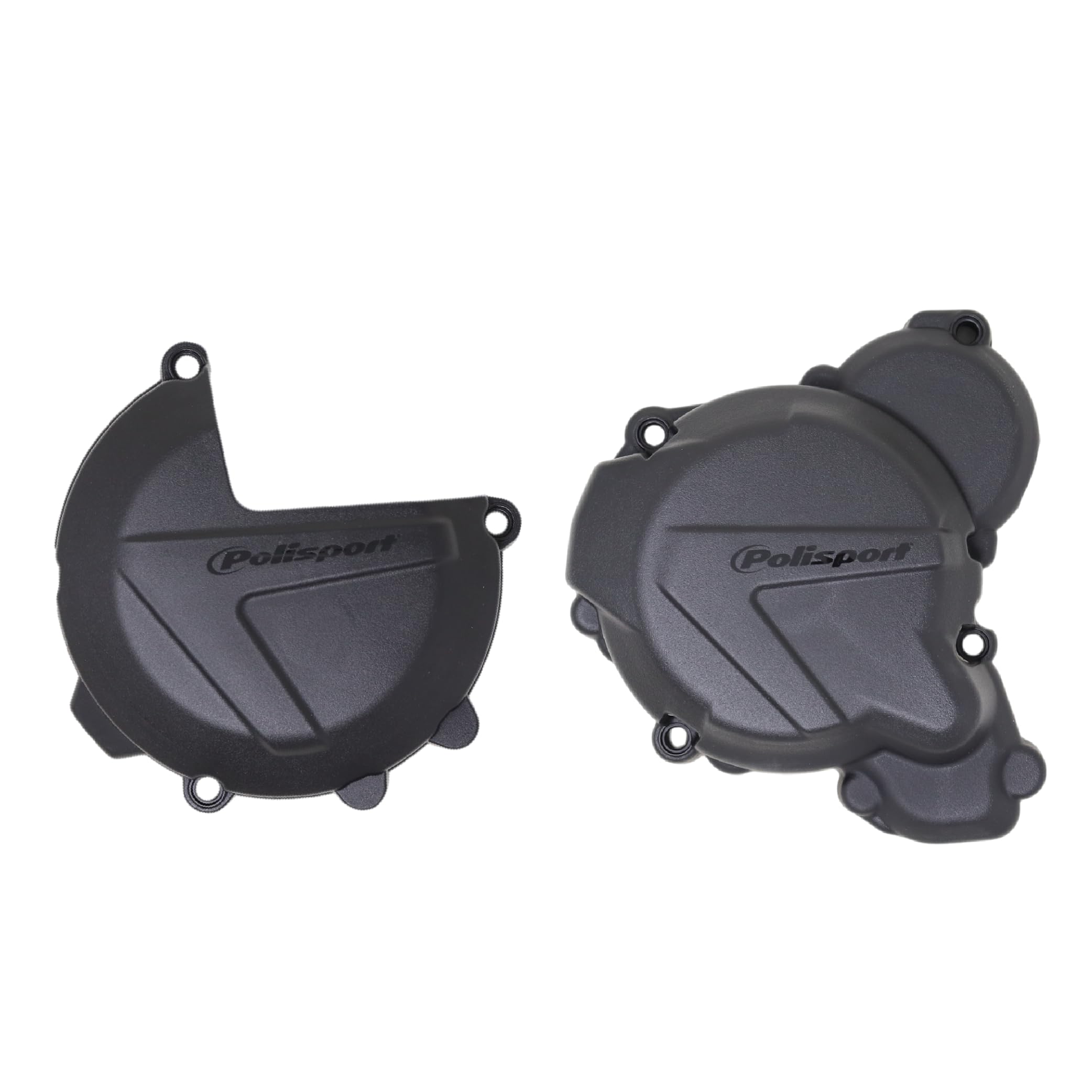 Polisport Engine Covers Protection Kit KTM EXC/XC-W 250/300 (2017-22). OEM Quality with Superior Fit, Flexibility, and Durabilit