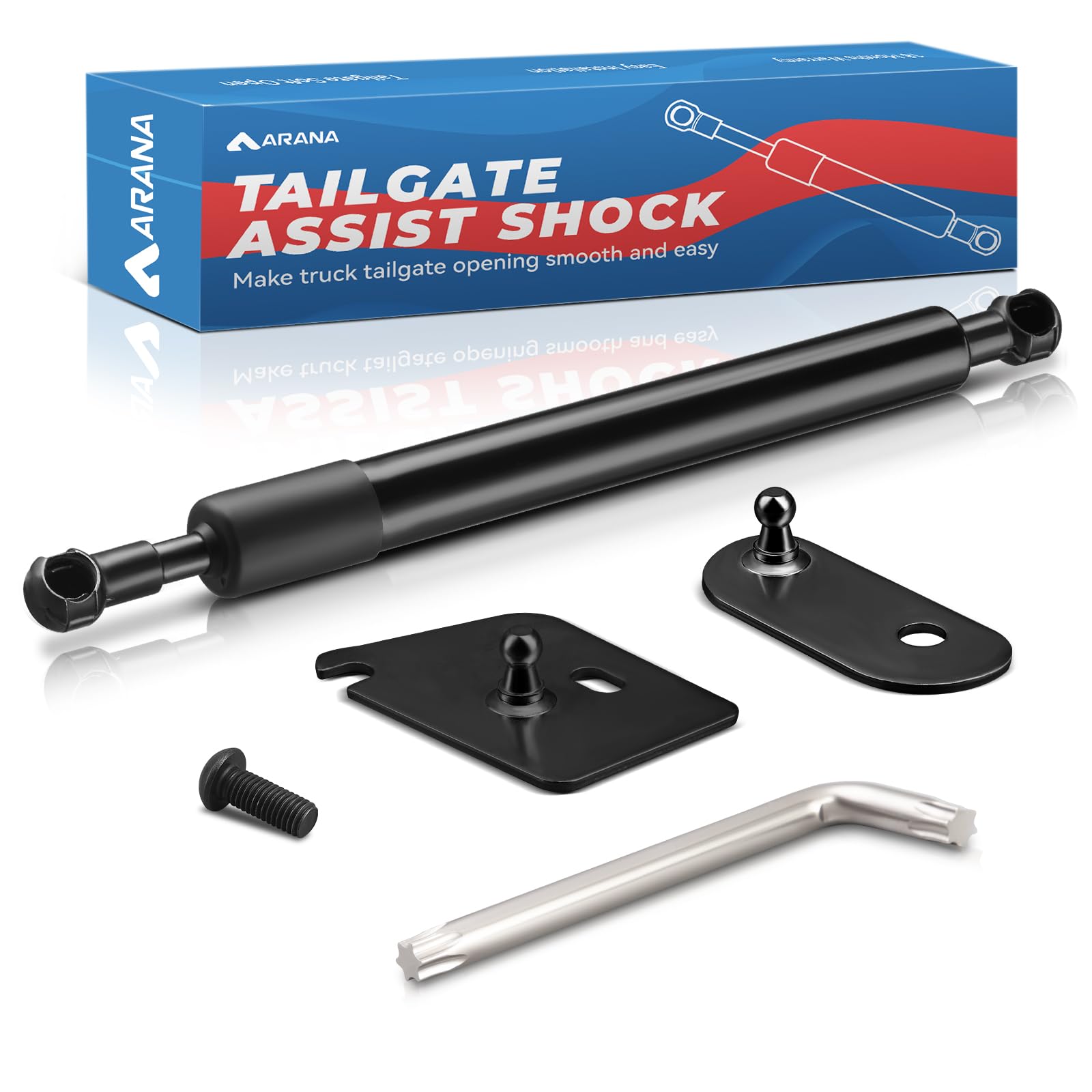 Arana Tailgate Assist For 2017-2024 F250 F350 Super Duty, Slow Drop Tailgate Shock Damper Strut Accessories For Ford F-250 F-350