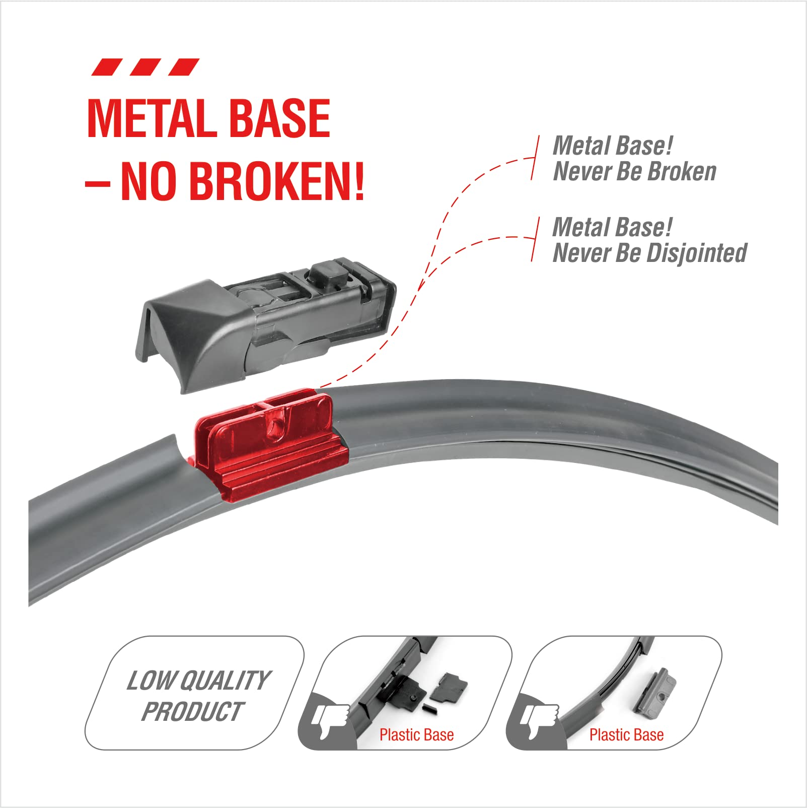 BERG REGEN 26 + 16 Windshield Wiper Blades for Subaru CrossTrek, Impreza, Toyota C-HR, LEXUS NX - OEM Quality Set of