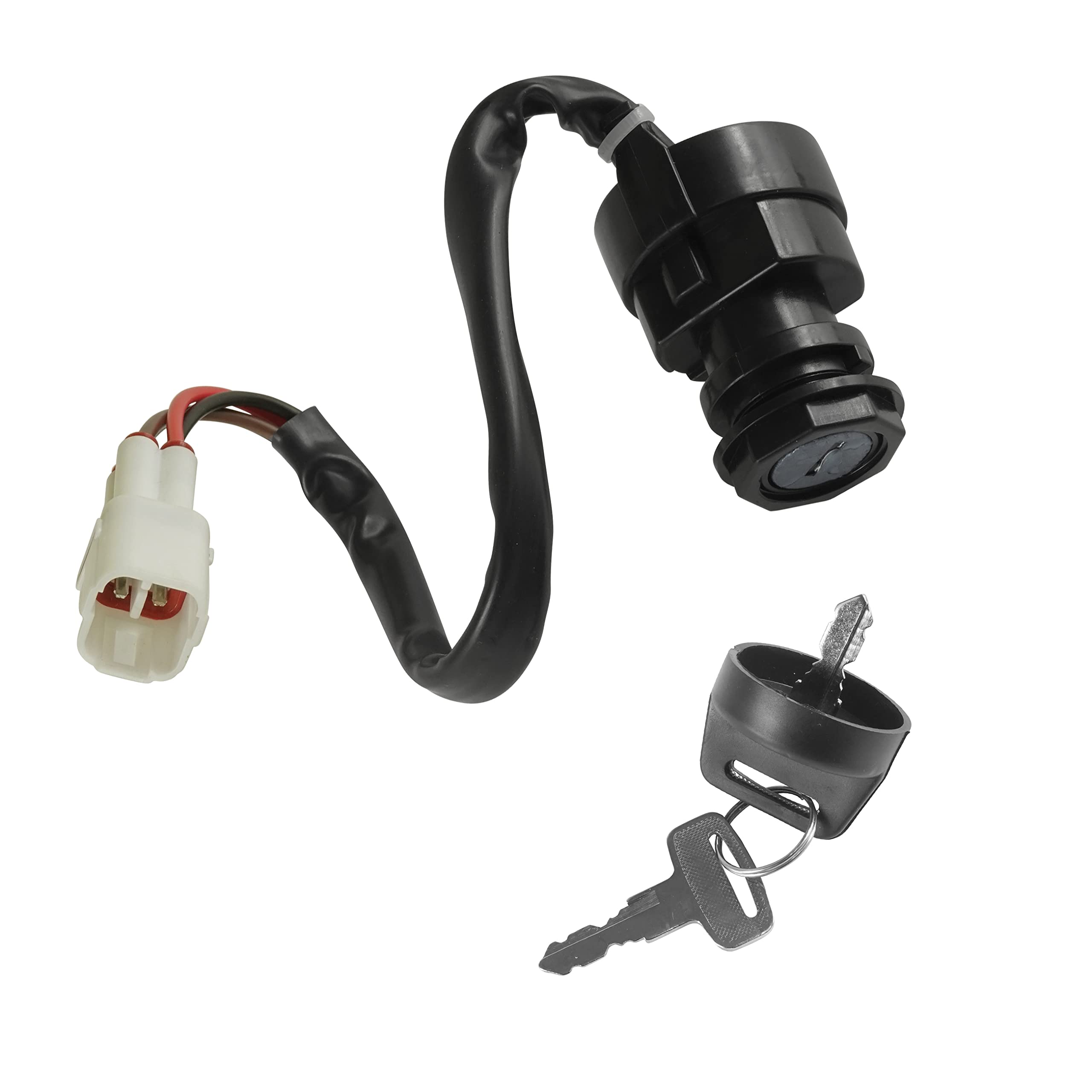 Caltric Ignition Key Switch Compatible With Yamaha Kodiak 400 Yfm400 1993 1994 1995 1996 1997 1998 Atv