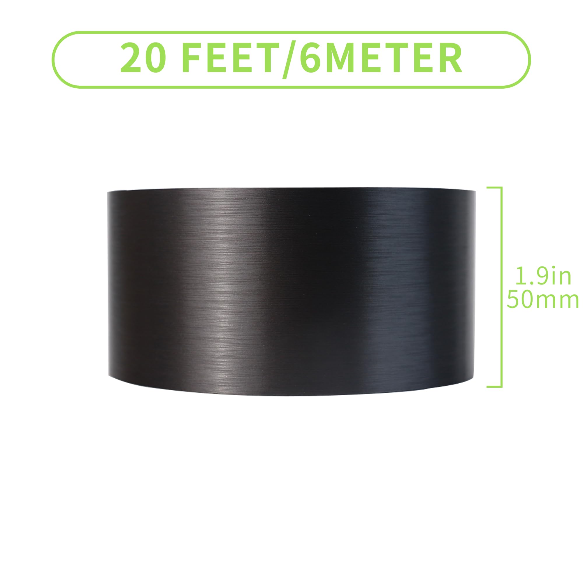 Lzlrun Free Tool Kit Black Satin Metallic Brushed Vinyl Tape For Black Out Chrome Delete Window Trim Door Trim (2Inches X 30Feet