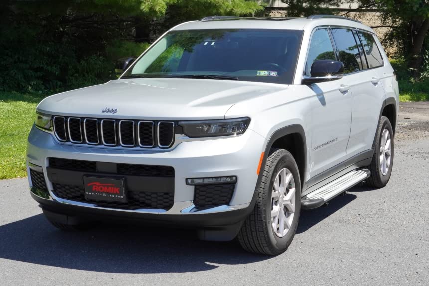 Romik® Ral-S Running Boards Compatible With Jeep Grand Cherokee L Three-Row (7 Seater) Suv Side Steps (2021 - Present)