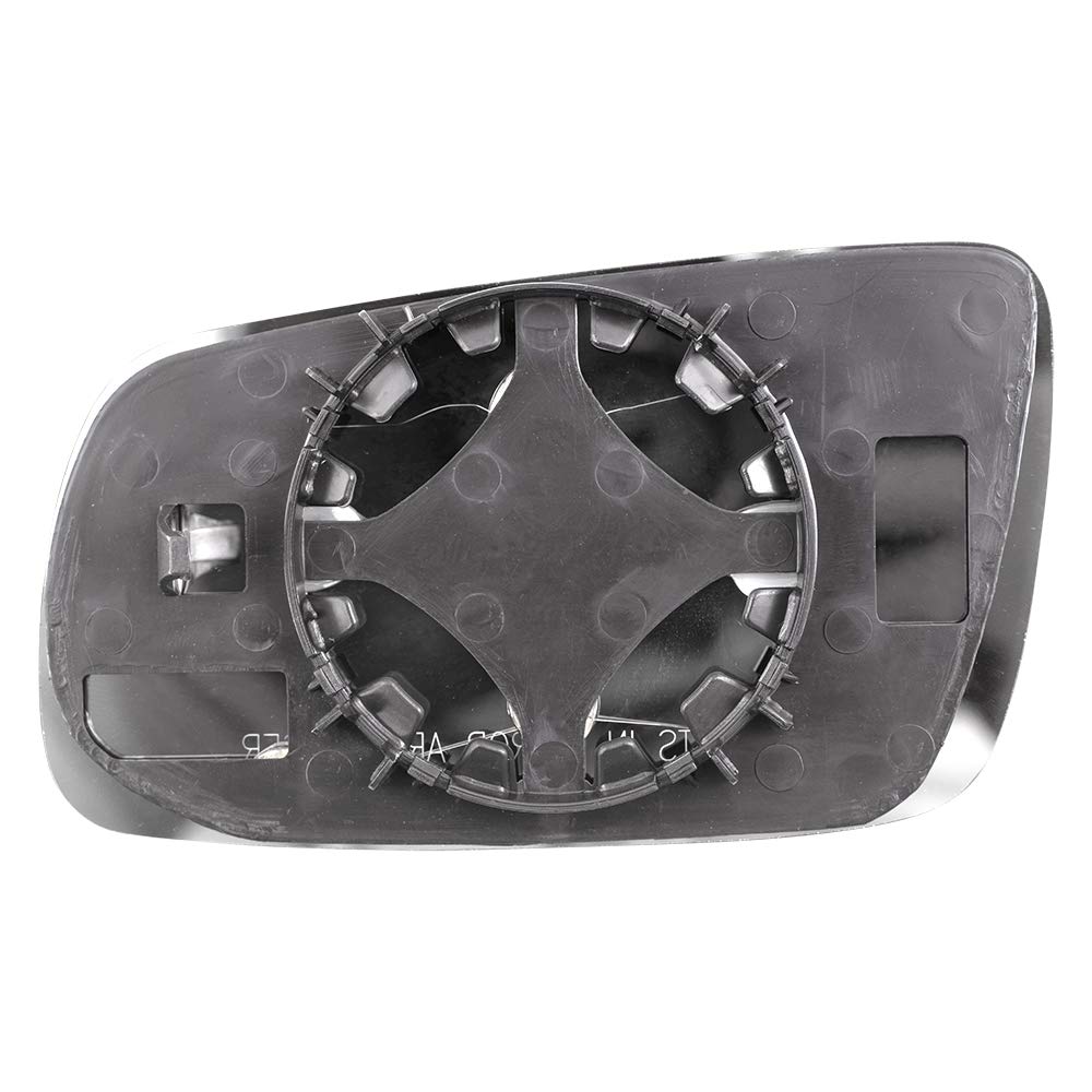 Brock Replacement Driver and Passenger Side Clear Mirror Glass and Base without Heat and Split Glass Compatible with 1999-2007 G