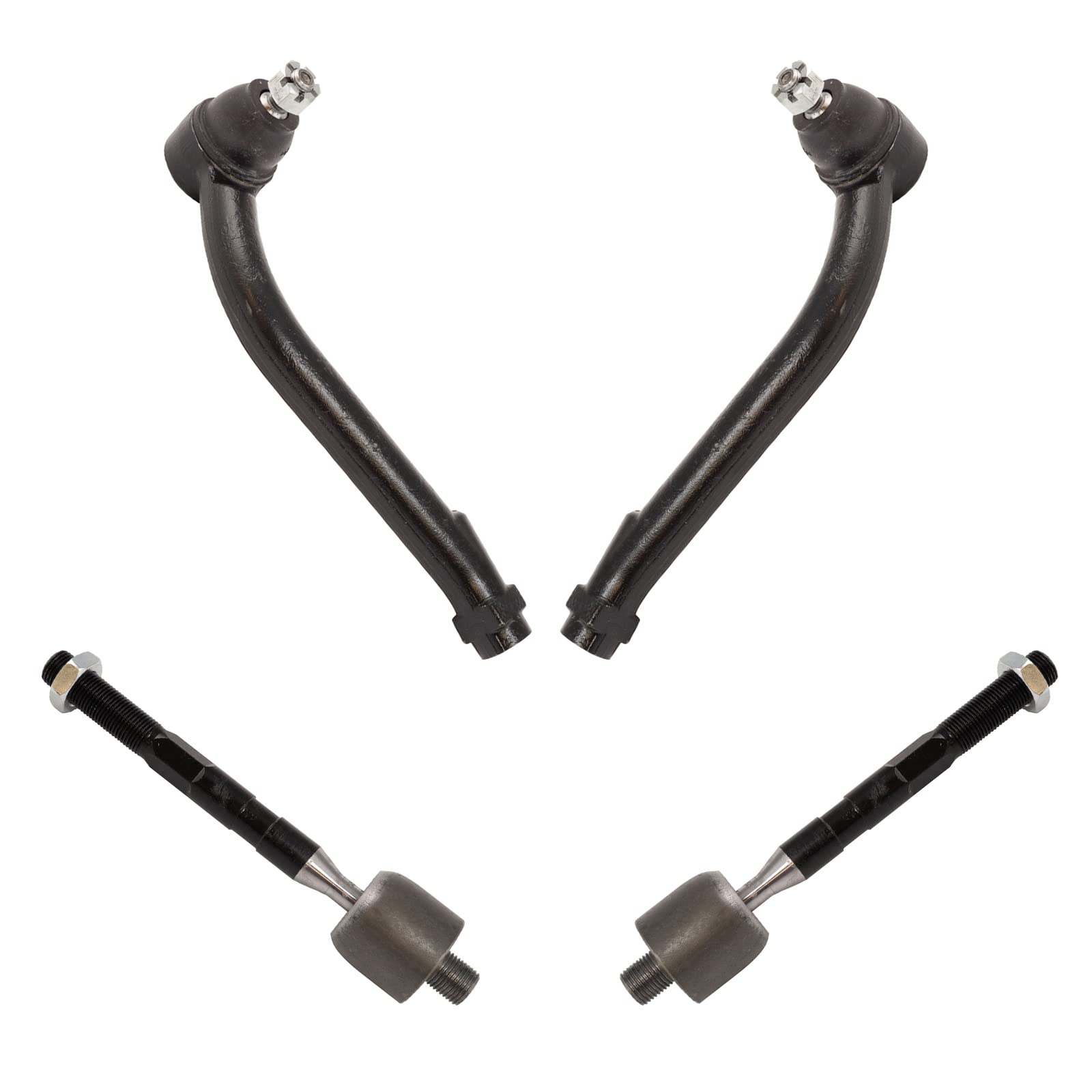 Trq Front Tie Rod Set Compatible With 2013-2018 Hyundai Santa Fe