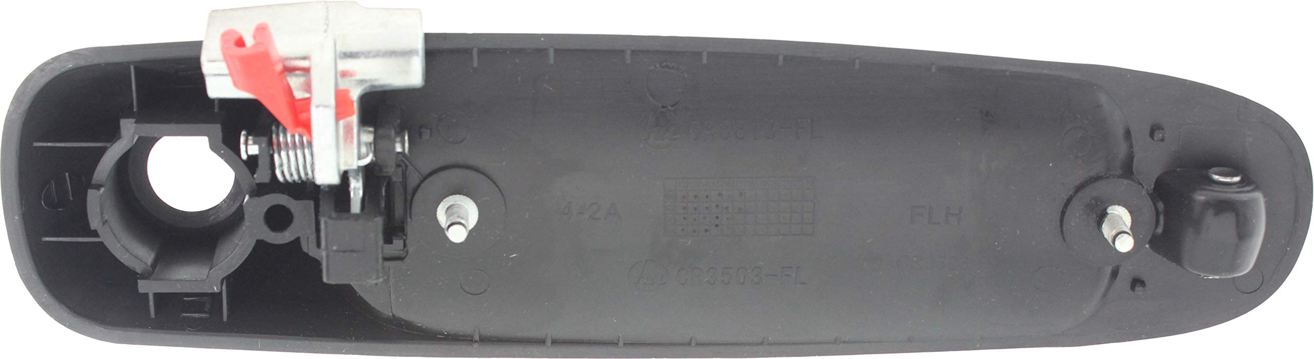 Evan Fischer Exterior Door Handle Compatible with 2002-2008 Dodge Ram 1500 & 2003-2009 Dodge Ram 2500 Front, Driver Side Partslink CH1310120