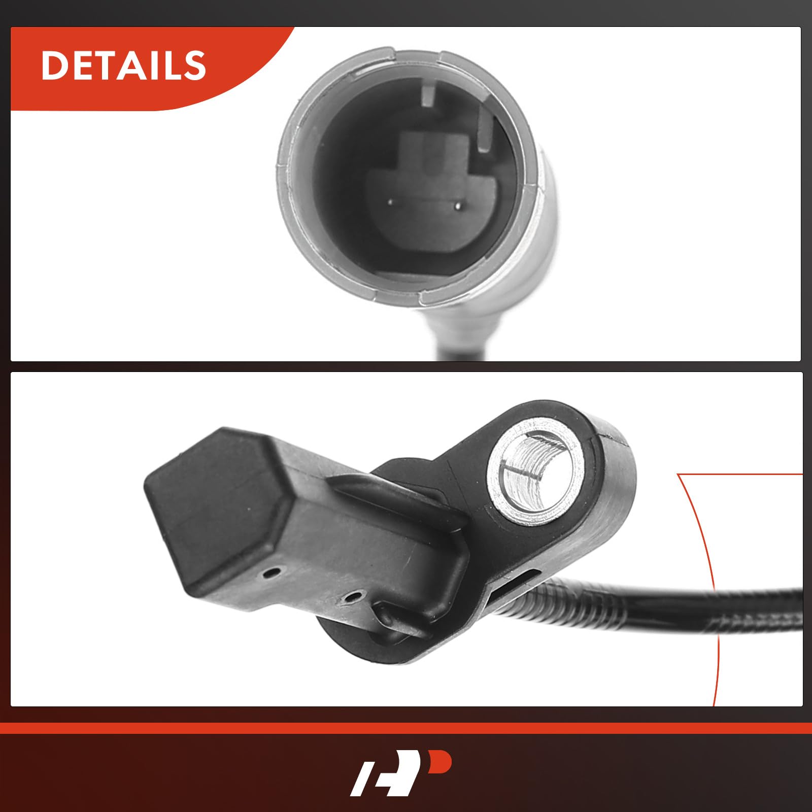 A-Premium Rear Left or Right ABS Wheel Speed Sensor - Compatible with BMW Models - 128i 2008-2013, 323i 2006-2007/2009-2011, 325i 2006, 328i 2007-2011 - Driver or Passenger Side, Replaces 34526760425