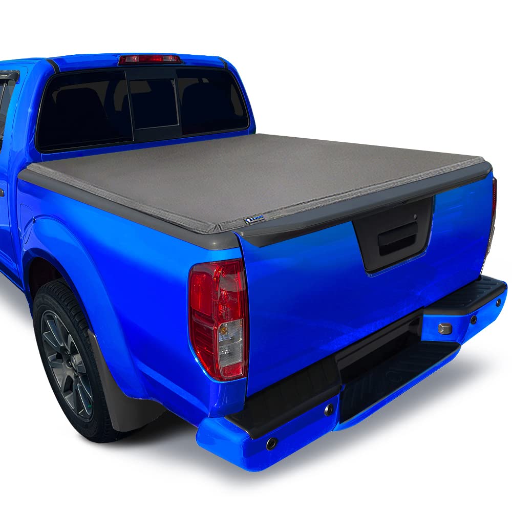 Tyger Auto T3 Soft Tri-Fold Truck Bed Tonneau Cover Compatible With 2005-2021 Nissan Frontier; 2009-2012 Suzuki Equator | 6' (73