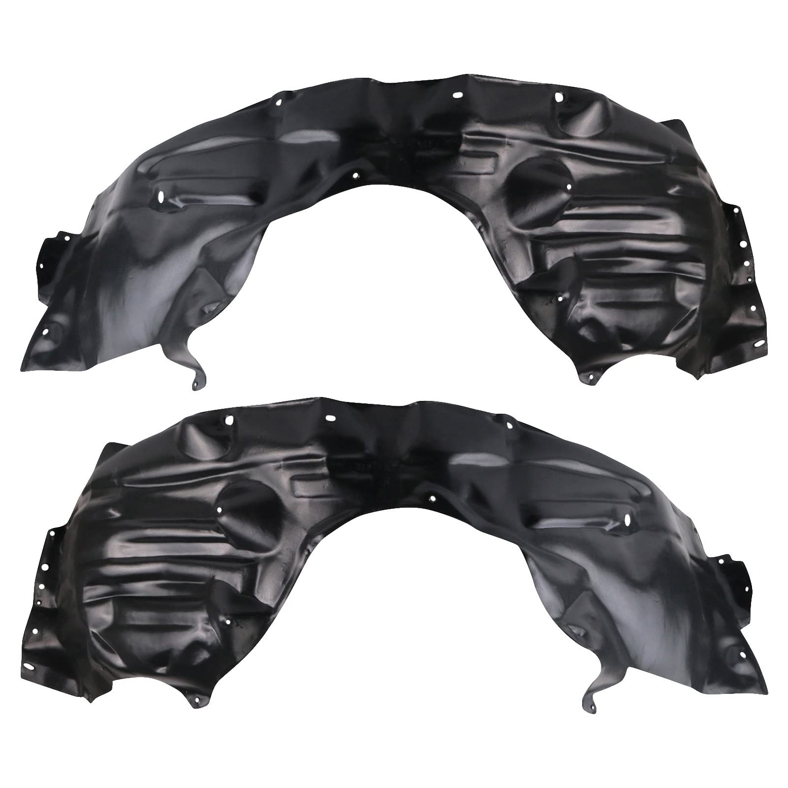Trq Front Inner Fender Liner Set Compatible With 2019 Toyota Rav4 To1248229 To1249229