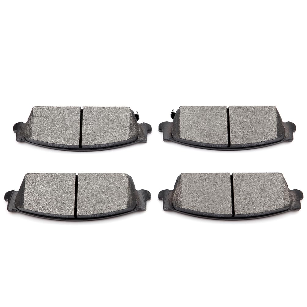 SCITOO Disc Brake Pads Kits D1194-8312 Semi Metallic Rear Brake Pads Set Fit For Cadillac For Escalade 2007-2014,For Cadillac Fo