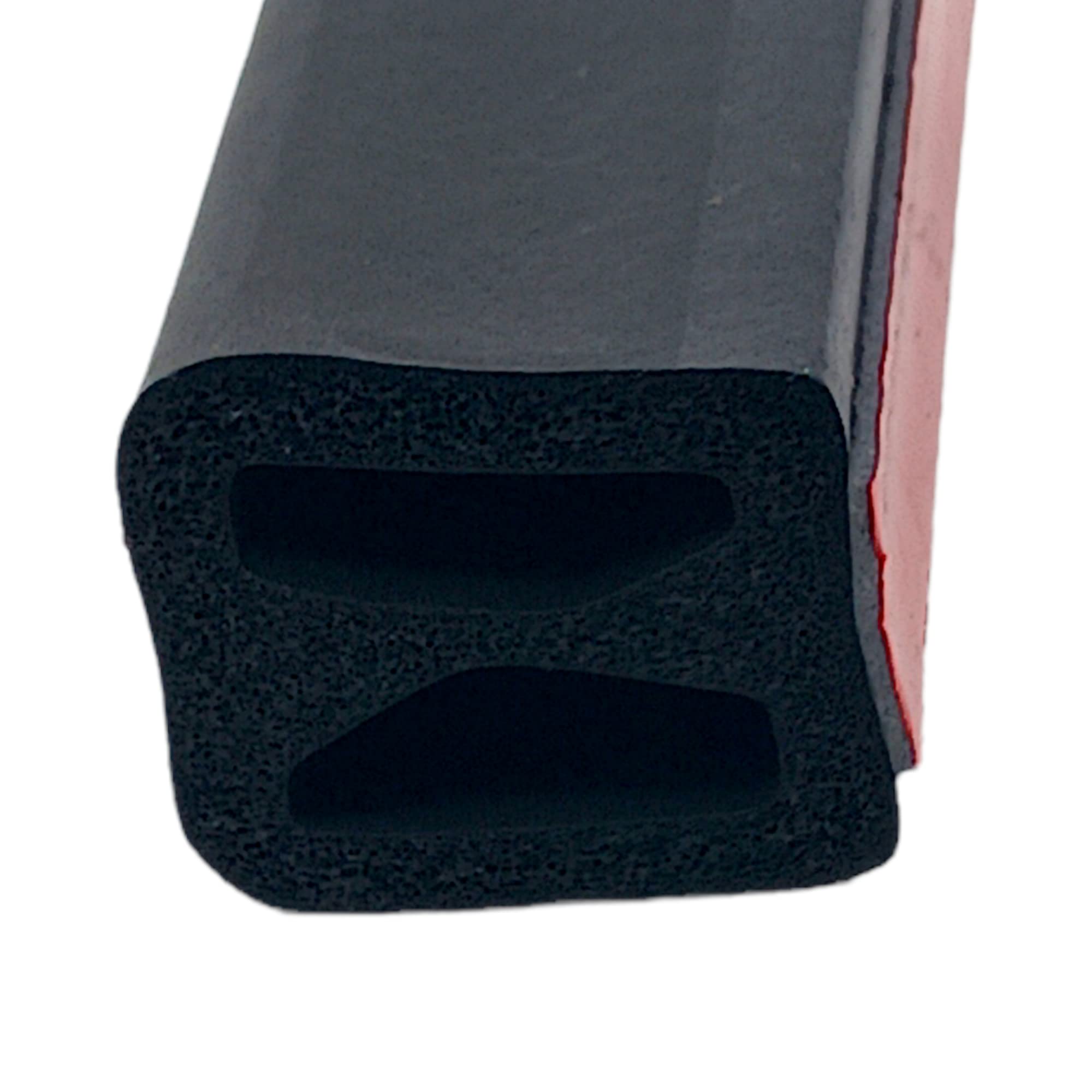 ESI Front Rail Seal XL 5 1/2' EPDM Rubber for Truck Caps-Fills a Height Gap from .488'' to 1''