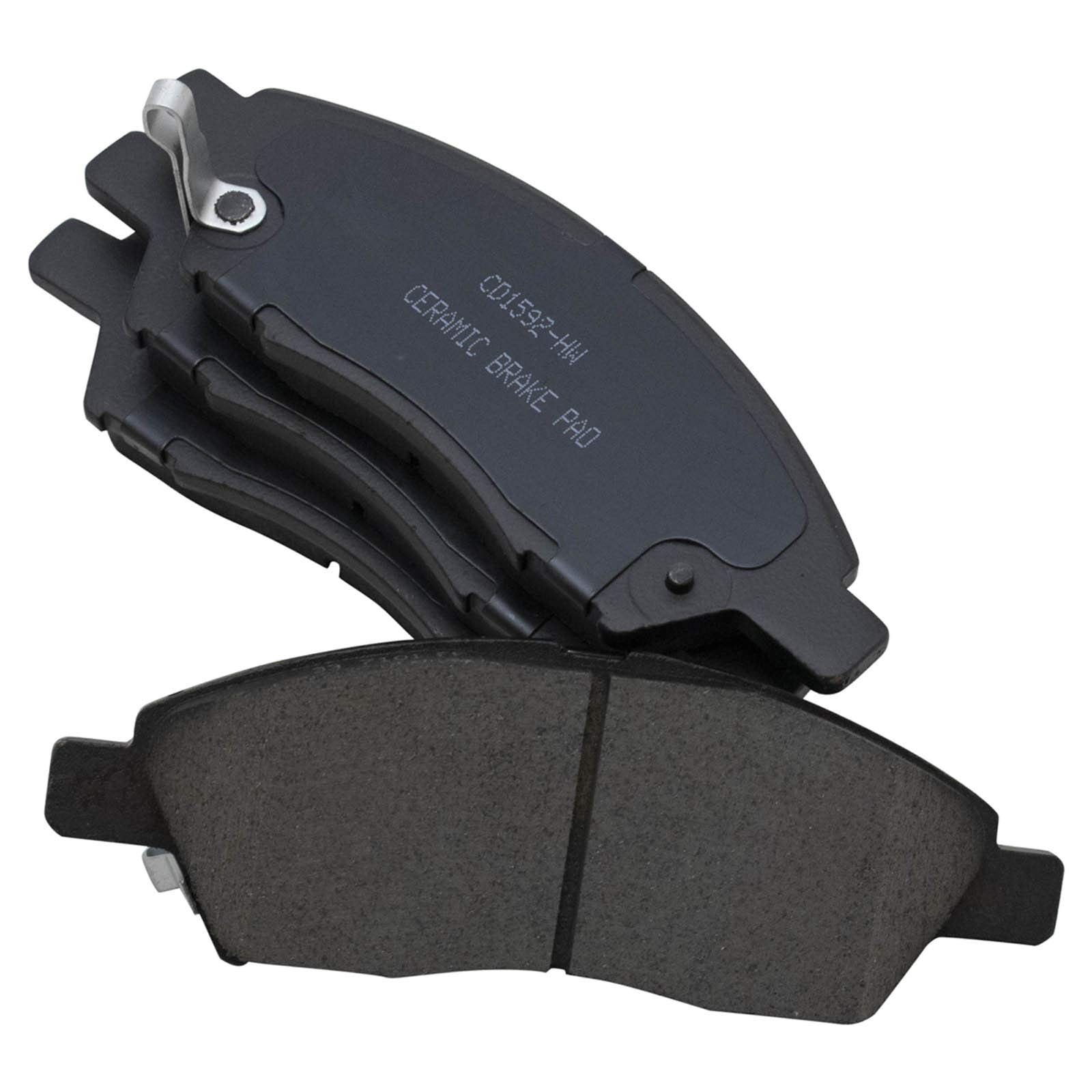 TRQ Front Brake Pads Ceramic Compatible with 2012-2019 Nissan Versa 2014-2019 Versa Note