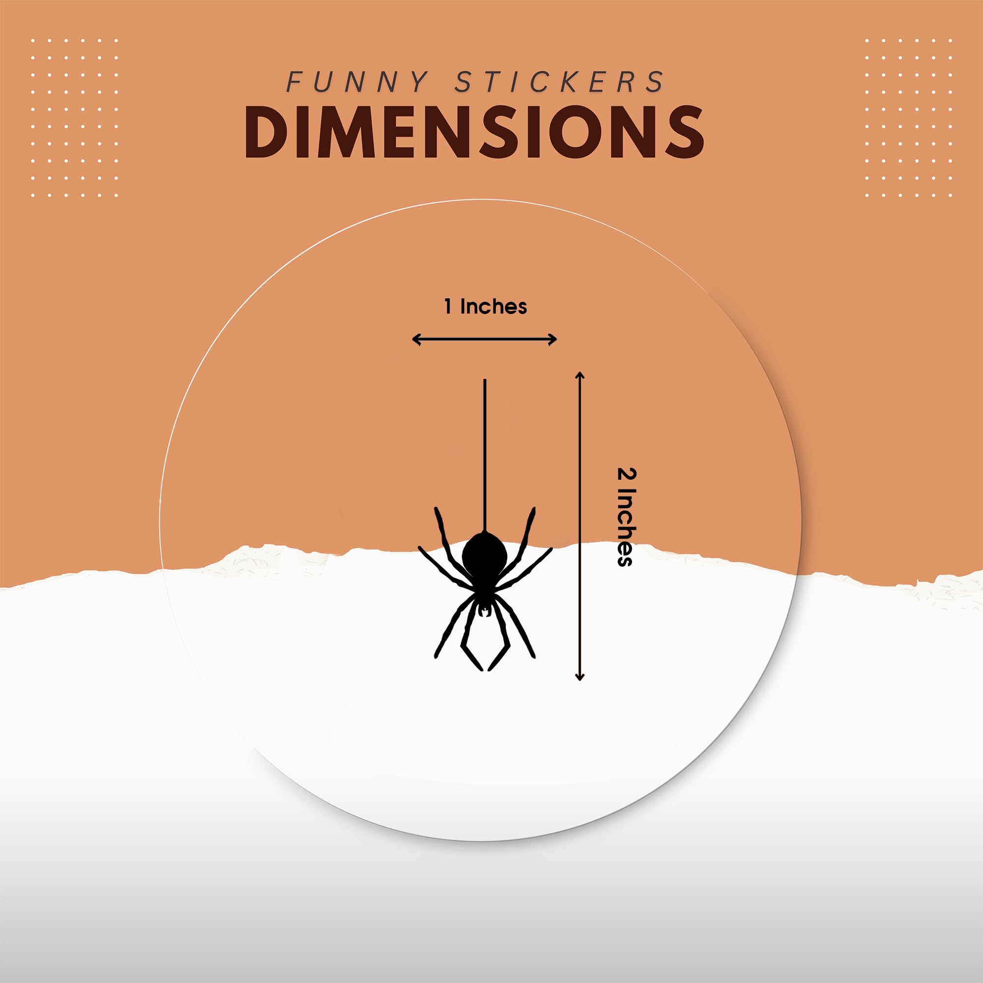 Halloween Spider Rearview Mirror Decal - 3 Pcs Funny Vanity Stickers, Car Accessories, Rear View Decor (Spider)