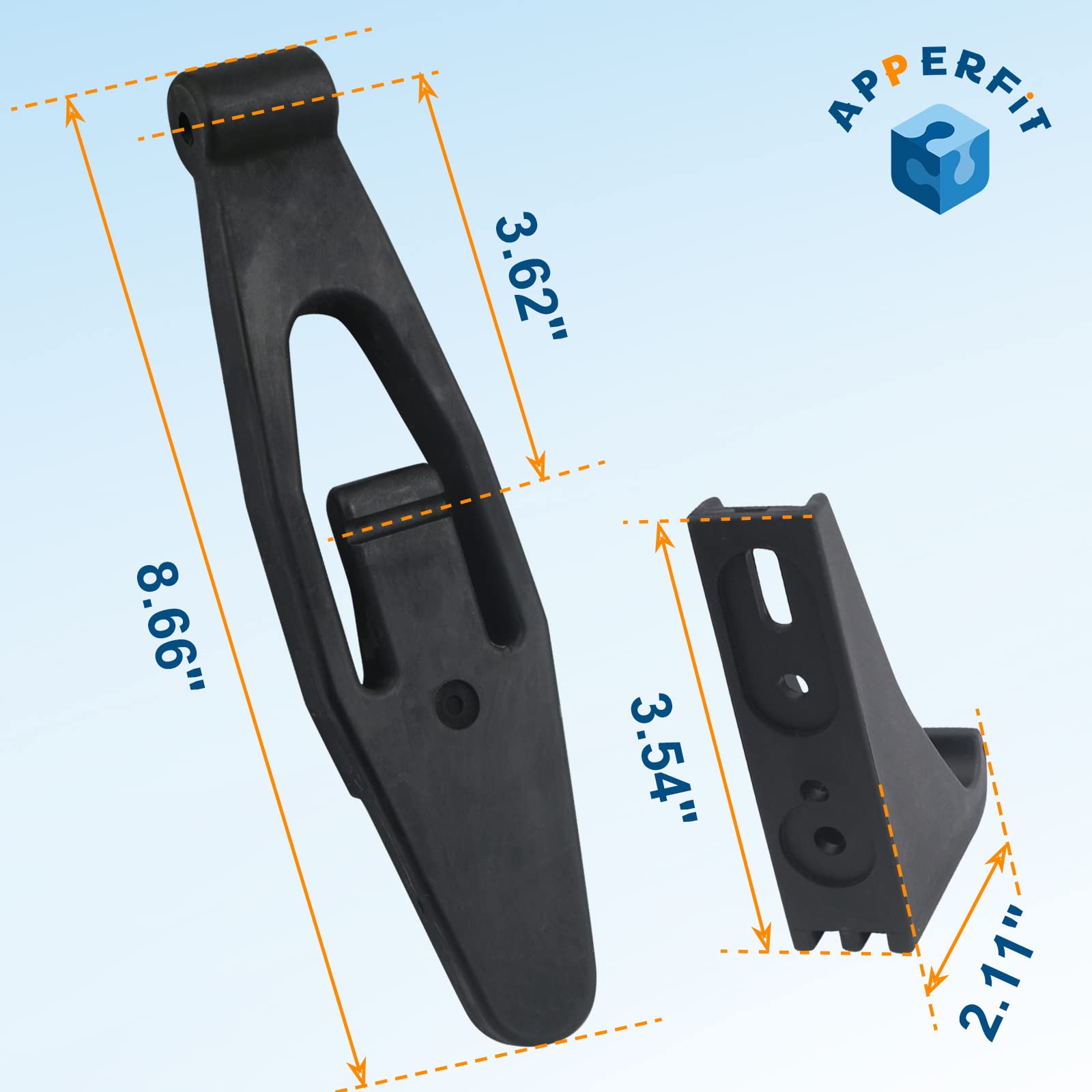 Hood Latch Strap With Catch Bracket Kit 2 Pack Compatible With Kenworth T300 T600 T800 W900, Peterbilt 357 367 377 378 379 388 3