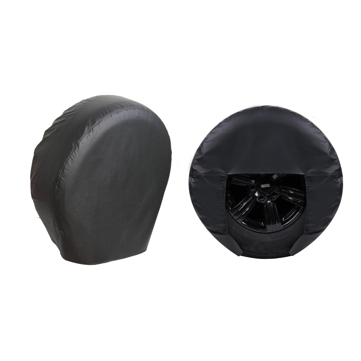 Moonet Tire Covers 2 Pack, Tough Tire Covers Sun Protectors for Trailer Truck Motorhome Boat Camper Van SUV, Universal Fits Tire
