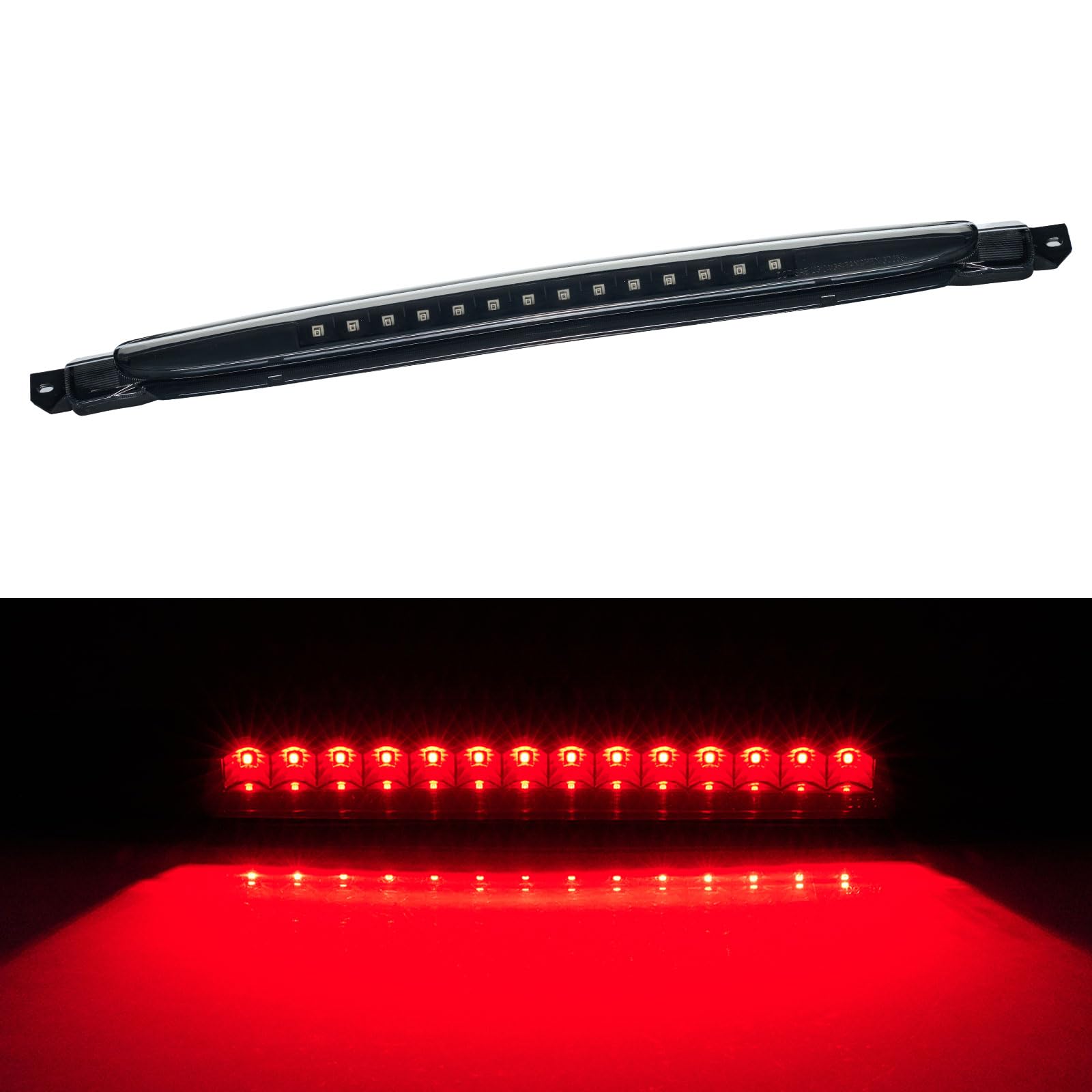 Cxdar Third 3Rd Brake Light Led For 2002-2009 Chevy Trailblazer Gmc Envoy, High Mount Rear Brake Lights Assembly For 04-07 Buick