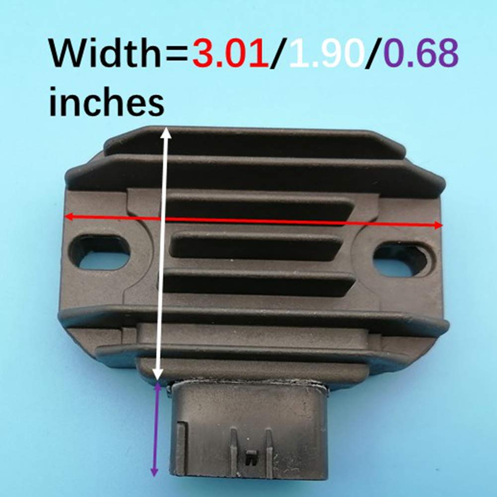 Tuzliufi Voltage Regulator Rectifier Compatible With Arctic Cat Kawasaki Suzuki Dvx400 Kfx400 Kfx450R Kx250F Kx450F Ltf250 Ltz25