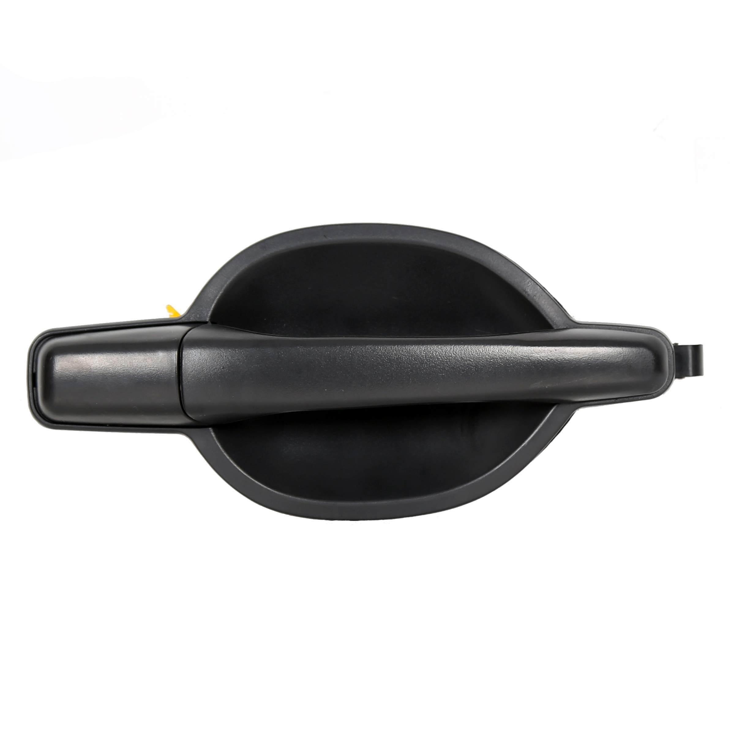ECOTRIC Outside Door Handle Black Textured Compatible with Mitsubishi Endeavor 2004-2011 Replacement for MR987492 MI1311117 (Fro