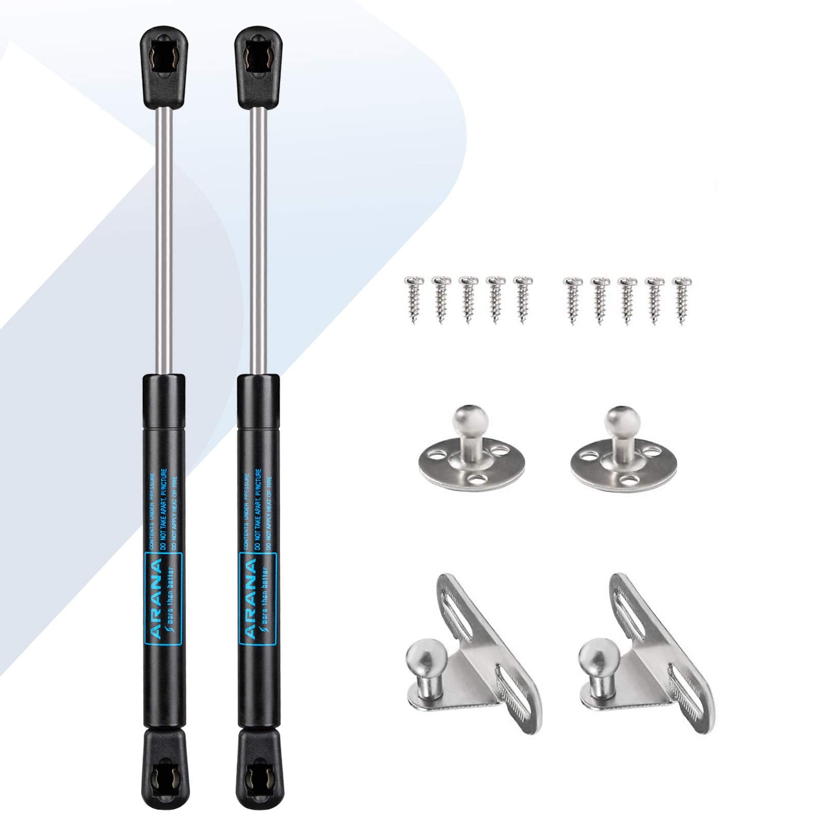 ARANA 10 Inch 45Lb/200N Gas Struts Shocks Spring Lift Support, Tool Box Struts 10 inch,Gas Spring for Truck/Pickup/Toolbox/Cabin