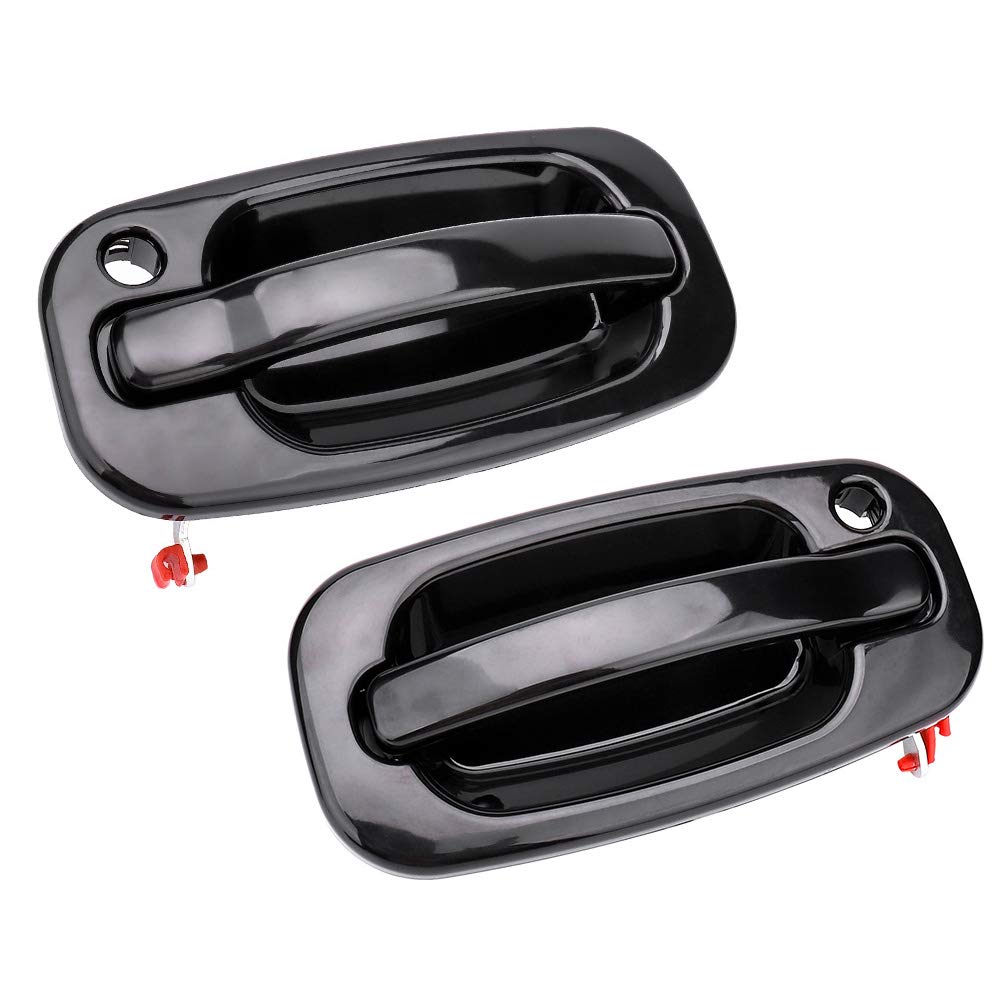 Irontek 1 Pair Front Exterior Door Handle Outside Door Handle For 2002-2006 Cadillac Escalade, 2002-2006 For Chevrolet Avalanche