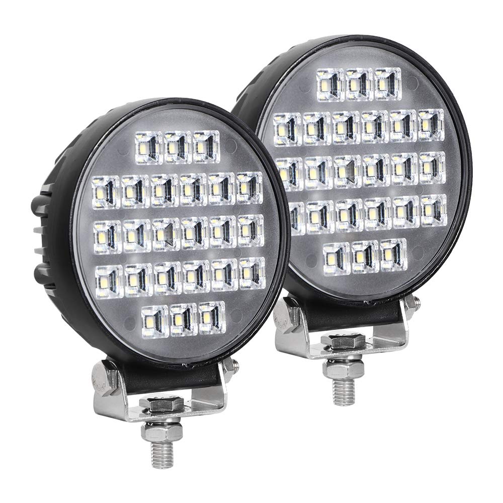 Exzeit Waterproof Led Pods, 150 Led Fog Light, 72W 5760Lms Led Fog Lights, Led Work Lights For Truck Trator Atv Utv Golf Cart Bo