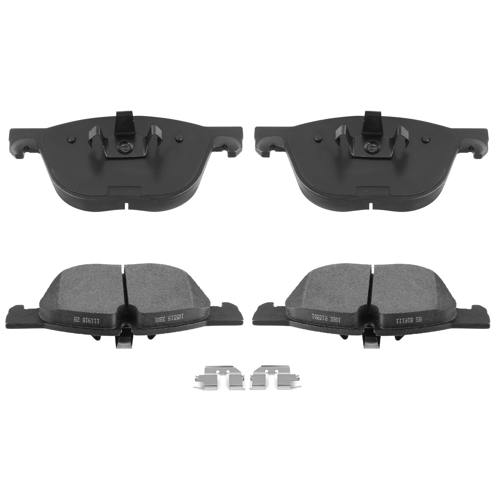 Automuto 4Pcs Front Semi-Metallic Disc Brake Pads Set D1294 For Bmw X4 2016-2017, X5 2007-2017, X6 2008-2017