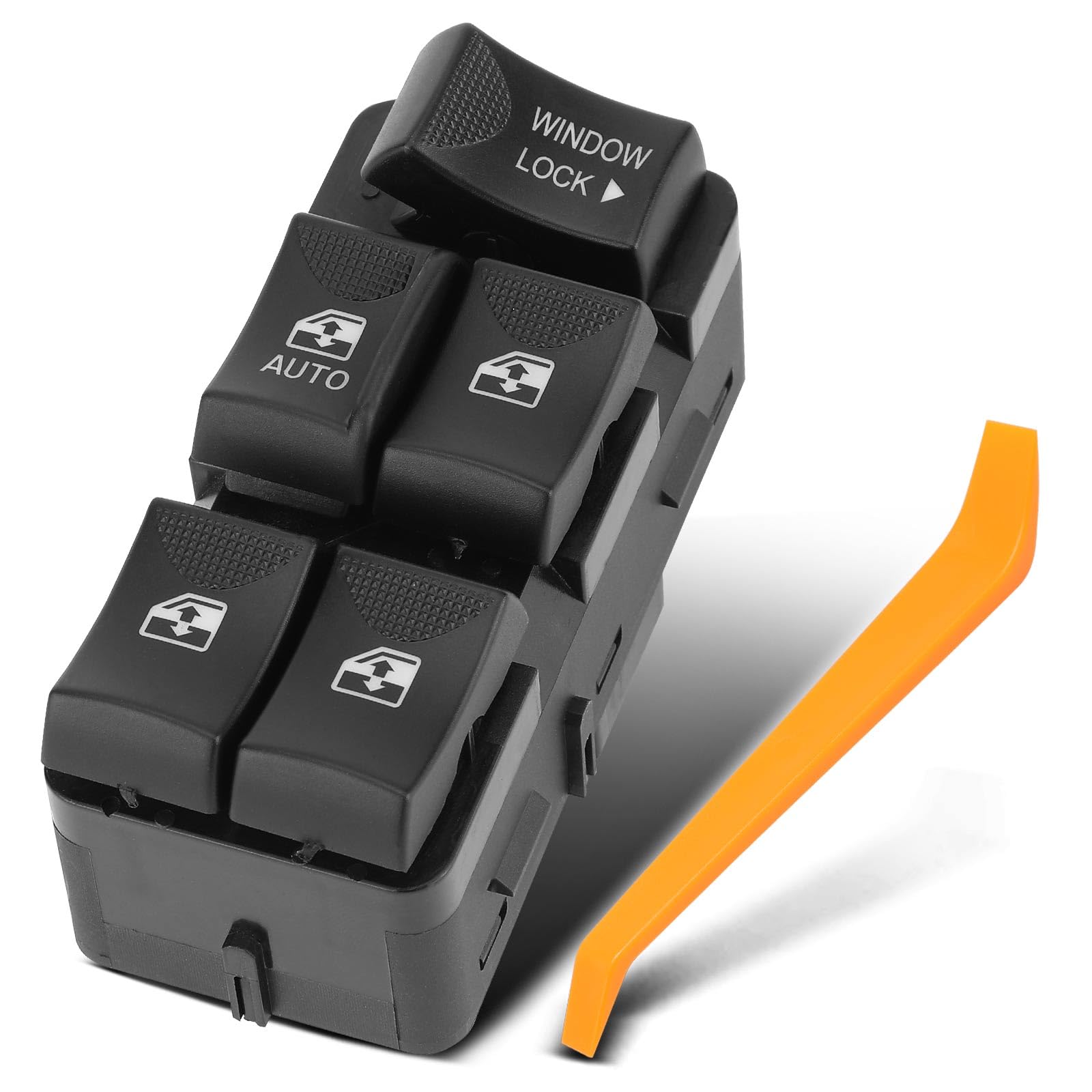 Yhtauto Master Power Window Switch Driver Side Replacement For 2000-2005 Chevrolet Impala, 2002-2003 Buick Rendezvous, 4+8 Pins, One Auto Up And Down Window Control Switch