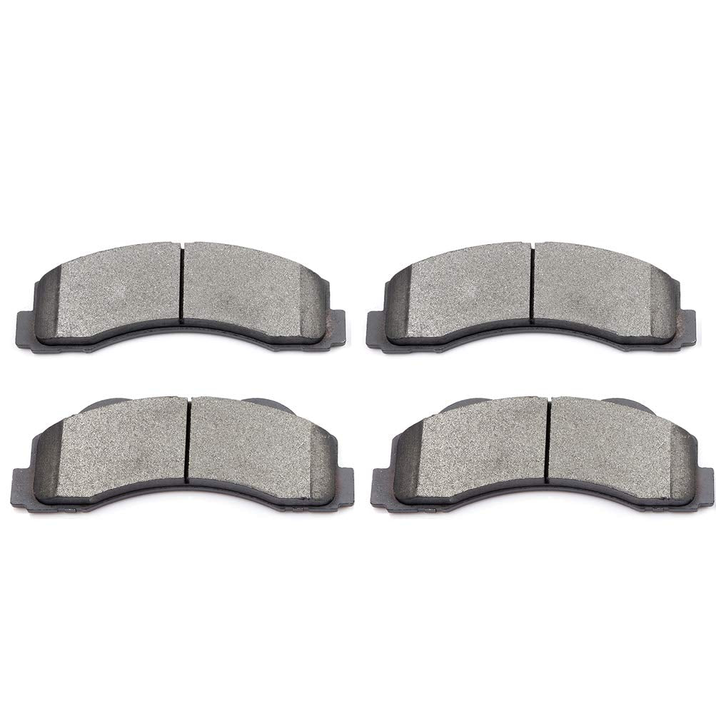 Scitoo D1414 Front Semi-Metal Brake Pads Sets Fit For Ford For Expedition 2010-2019,For Ford For F-150 2010-2019,For Lincoln Nav