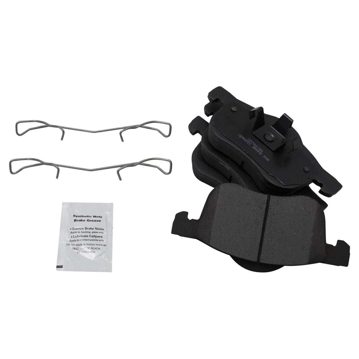 TRQ Front Brake Pads Ceramic Compatible with 2001-2009 Volvo S60 1999-2006 S80 2001-2007 V70 2003-2007 XC70