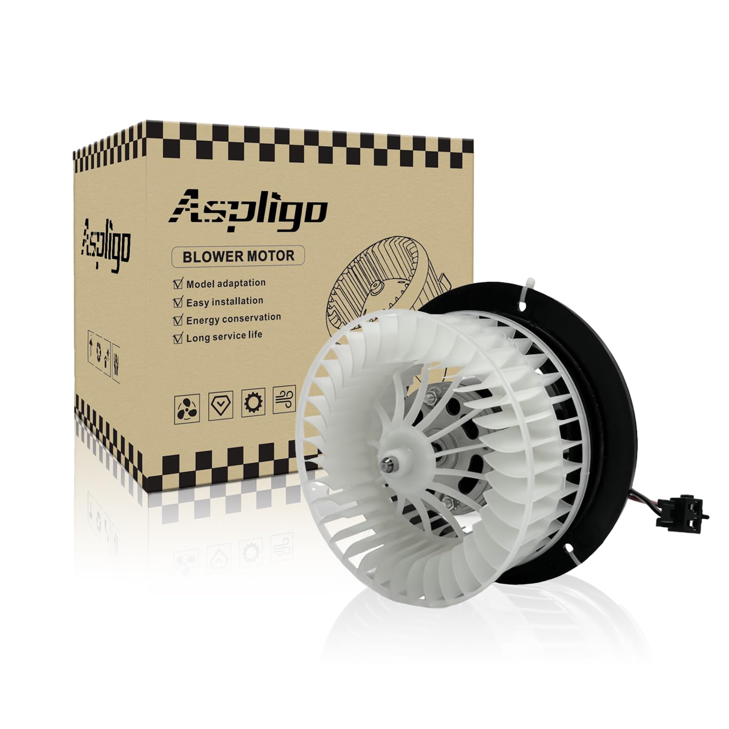 Aspligo Front Ac Heater Blower Motor Fan Fit For Freightliner Century Class 1996-2002 ,Columbia 2000-2002 ,Boa8041500789, 351034