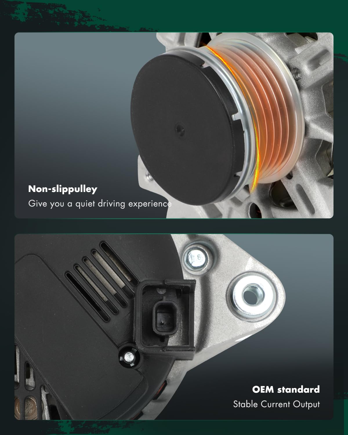 SCITOO Alternator for 11648 Alternators Fit for Nissan for Rogue 2014-2018 11648 2617232A, TG12C152 23100-4BA0A 23100-4BA0B 12V