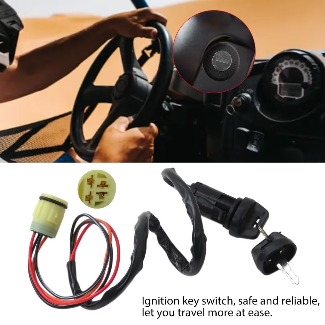 Ignition Key Switch For Honda 450 Trx450Es Trx450S Foreman 4X4 1998-2001